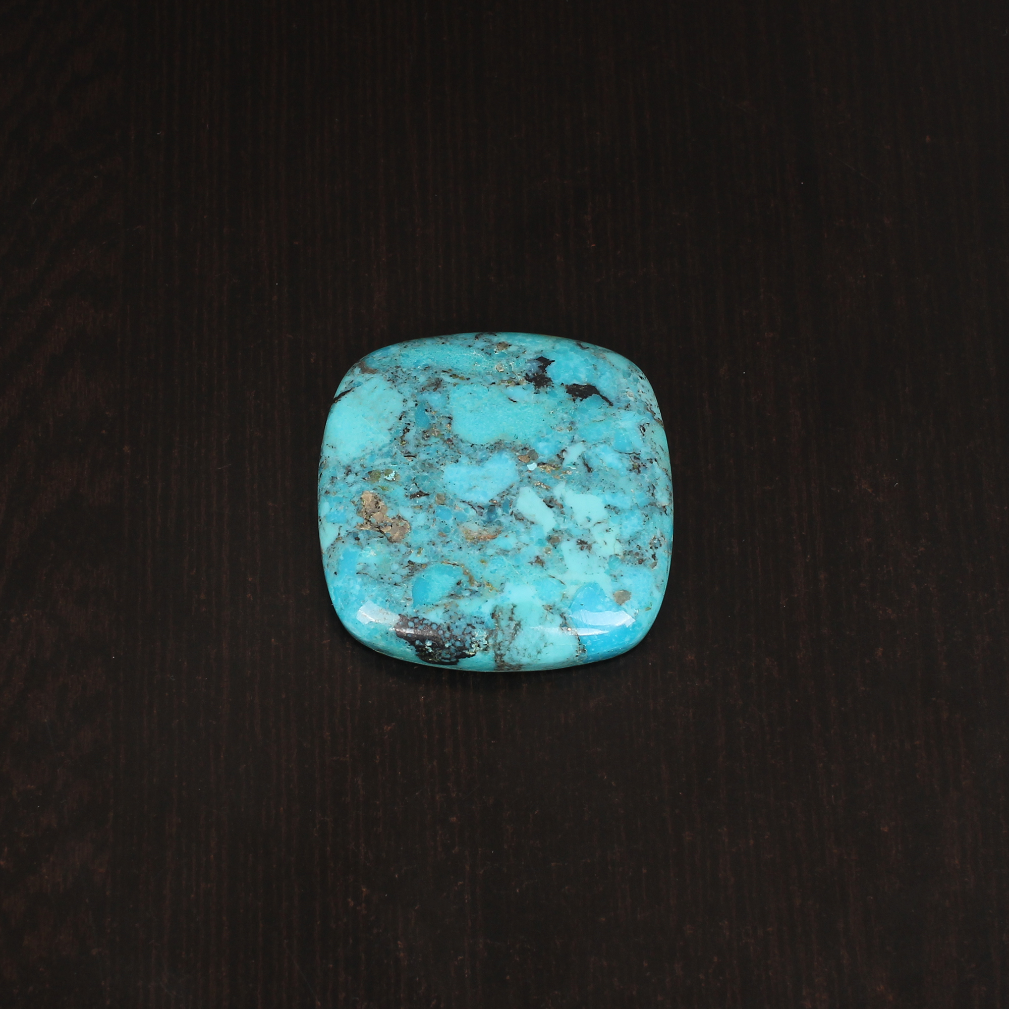 Natural American Arizona Turquoise Gemstone 1067 carat 37x37 mm Cabochon cut for Jewelry Making
