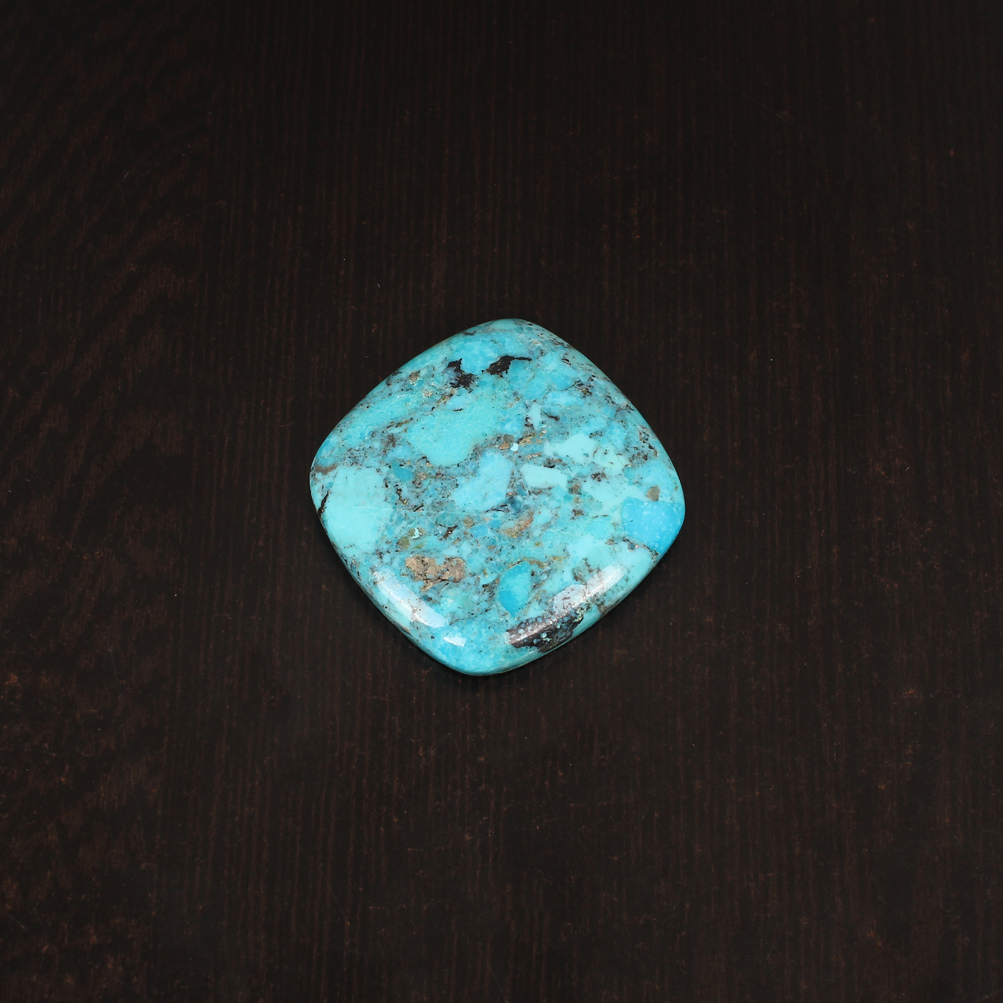 Natural American Arizona Turquoise Gemstone 1067 carat 37x37  mm Cabochon cut for Jewelry Making
