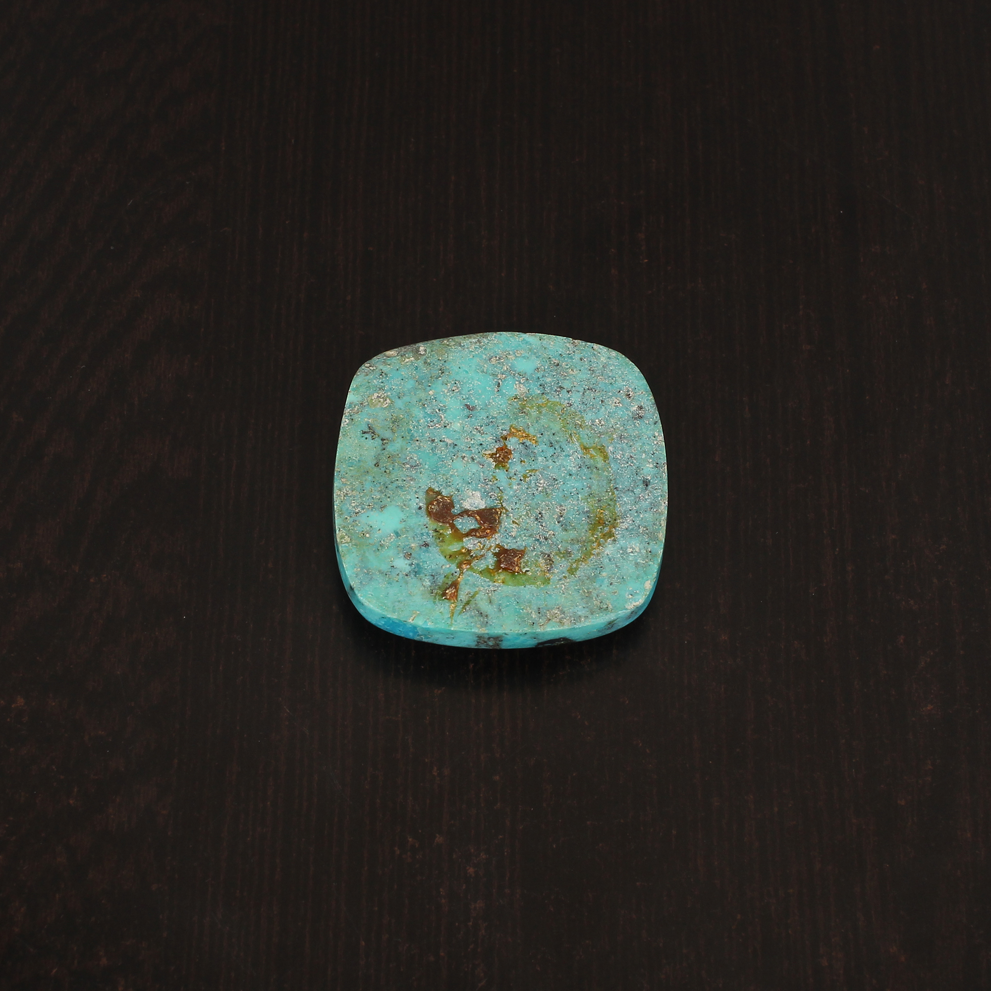 Natural American Arizona Turquoise Gemstone 1067 carat 37x37 mm Cabochon cut for Jewelry Making