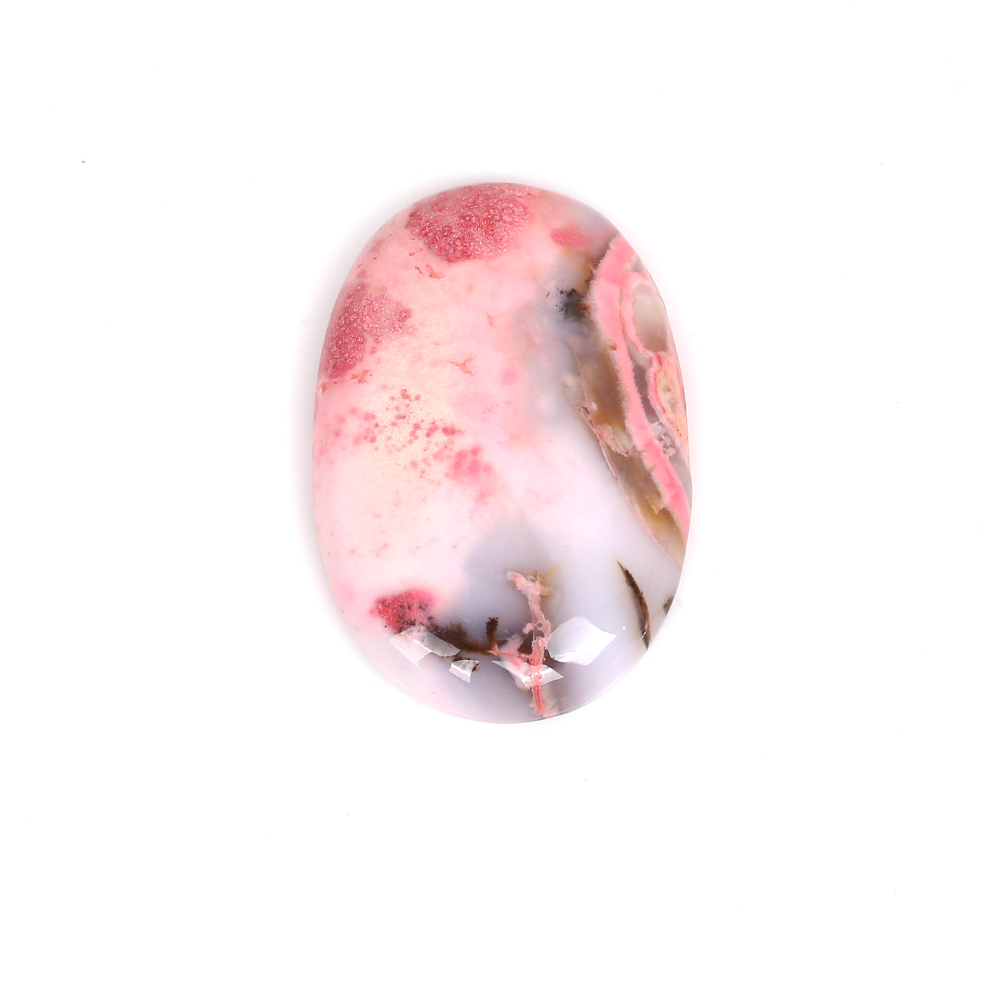 1pcs Map Jasper 58x38mm Oval Cabochon 17060cts Loose Gemstone
