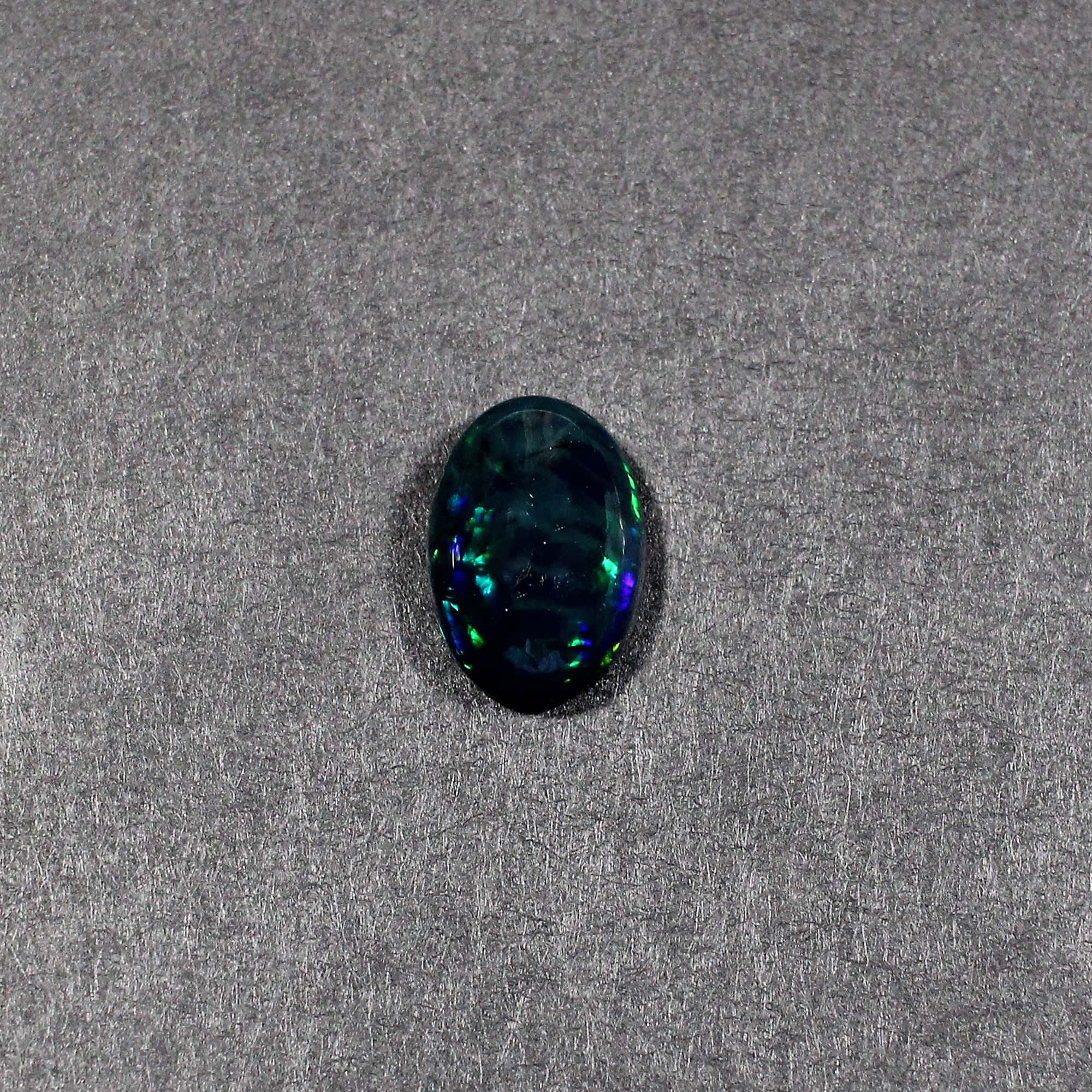Natural Black Opal 13X9MM Oval Cabochon 290Cts 1 Piece Gemstone Making Jewelry