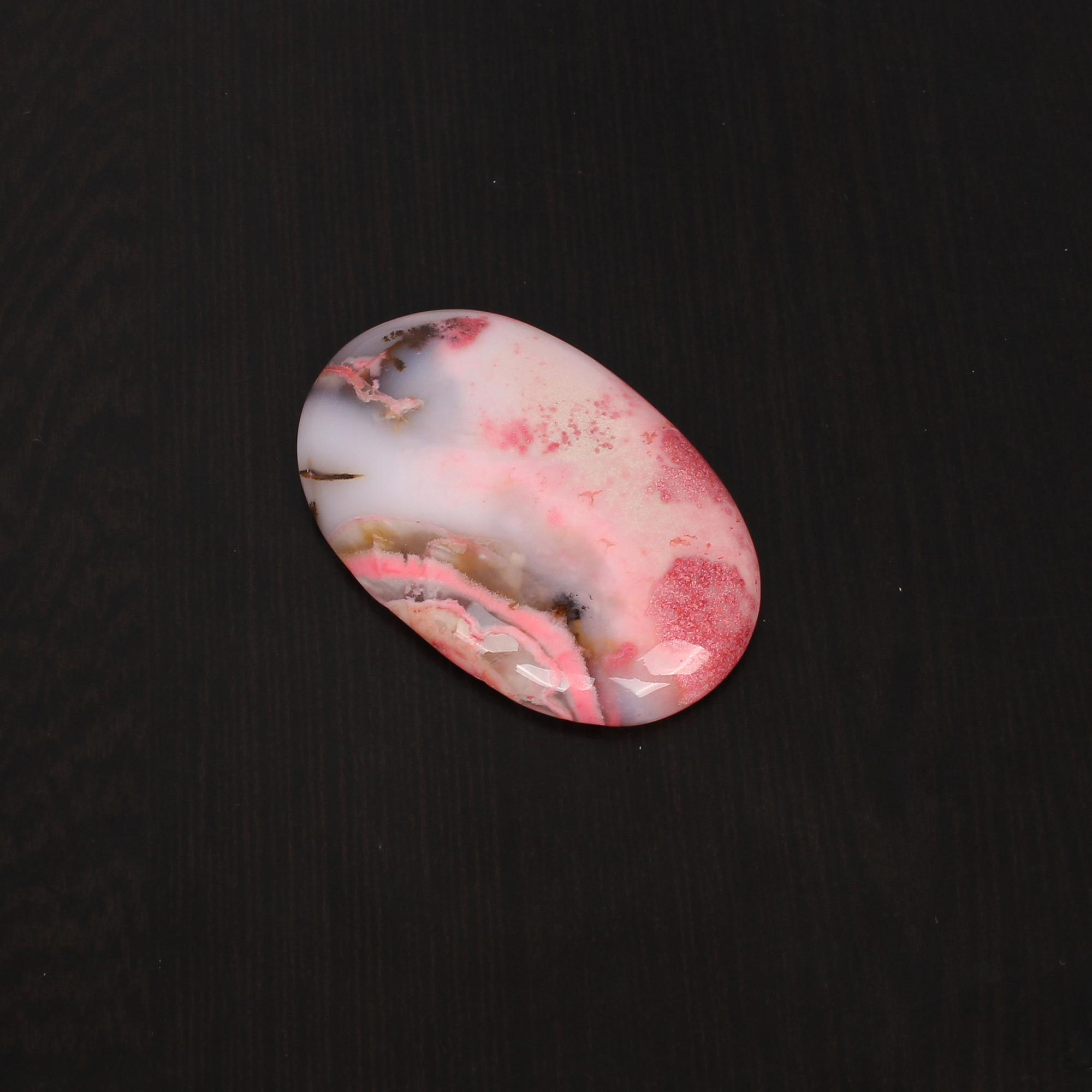 1pcs Map Jasper 58x38mm Oval Cabochon 17060cts Loose Gemstone
