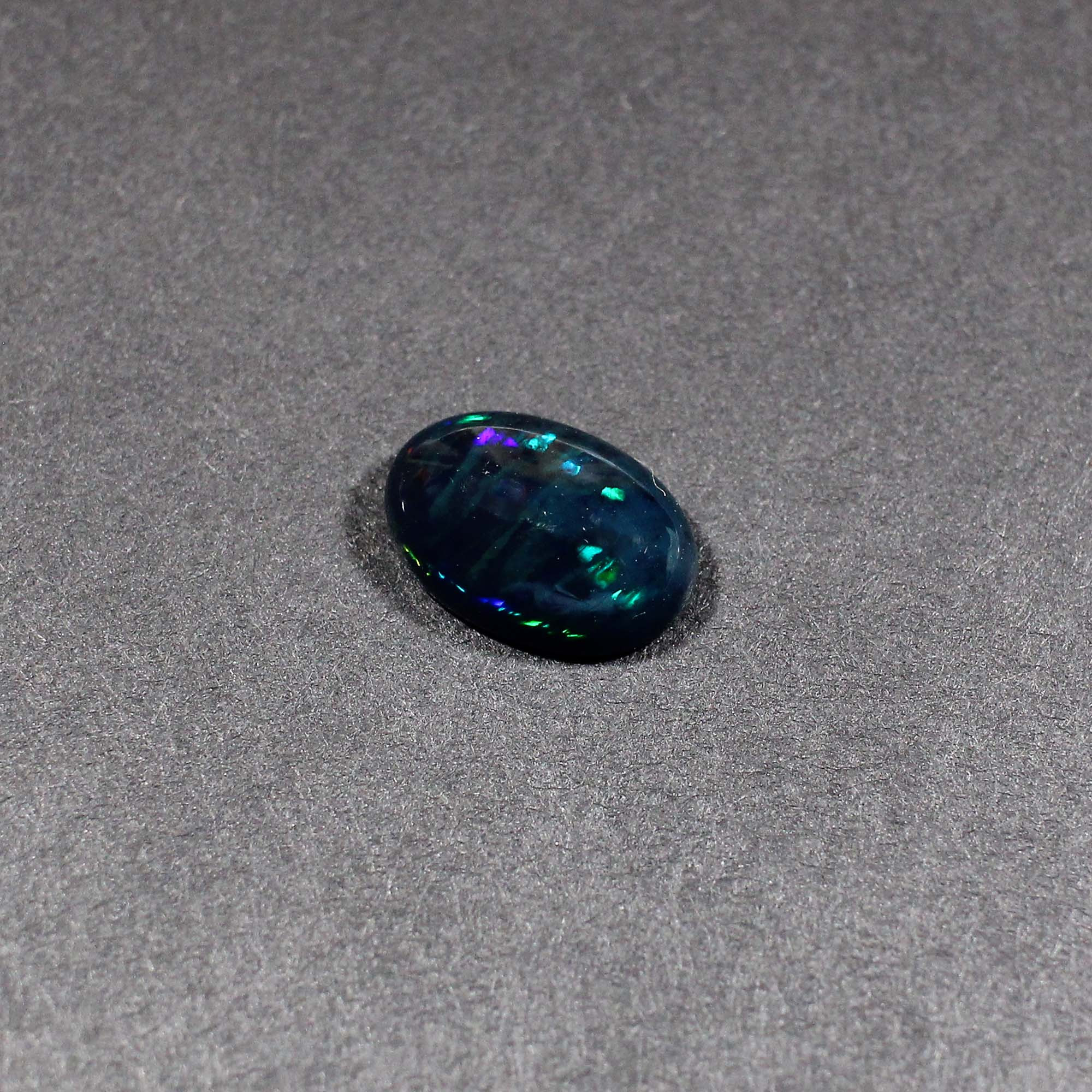 Natural Black Opal 13X9MM Oval Cabochon 290Cts 1 Piece Gemstone Making Jewelry