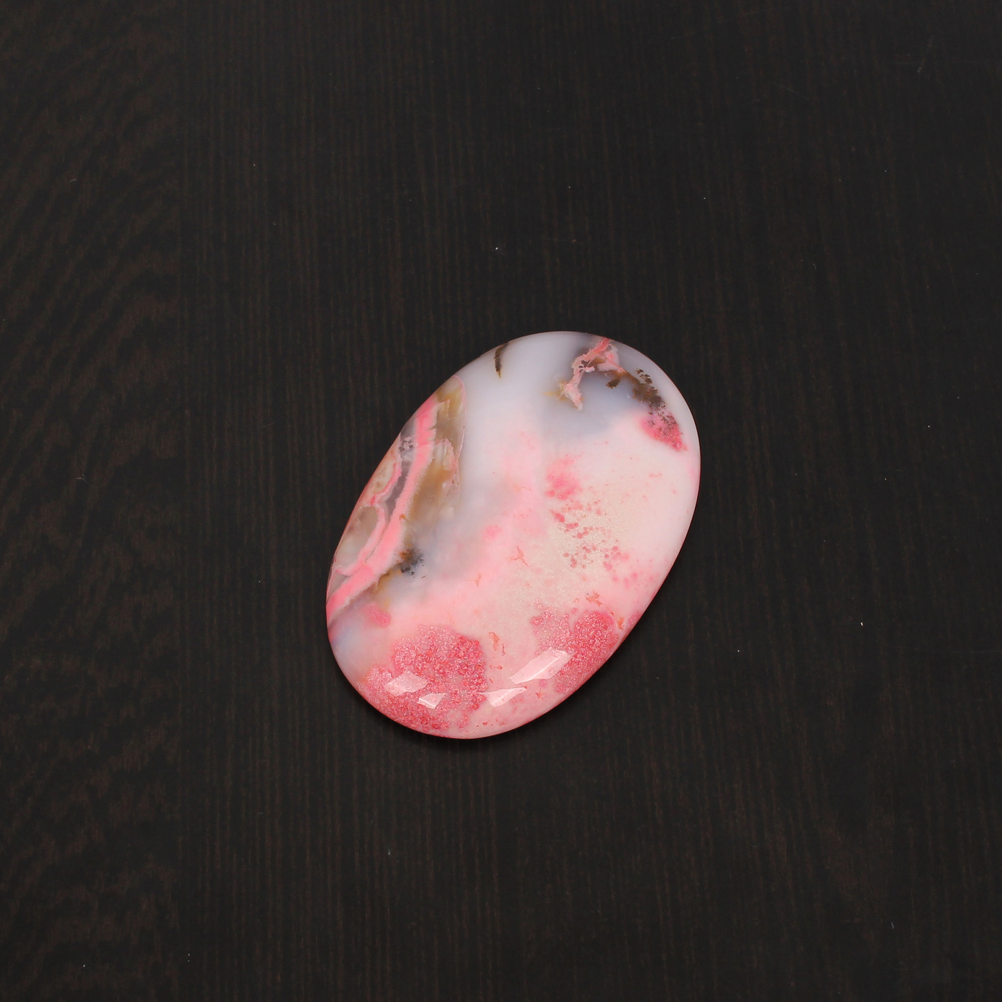 1pcs Map Jasper 58x38mm Oval Cabochon 17060cts Loose Gemstone
