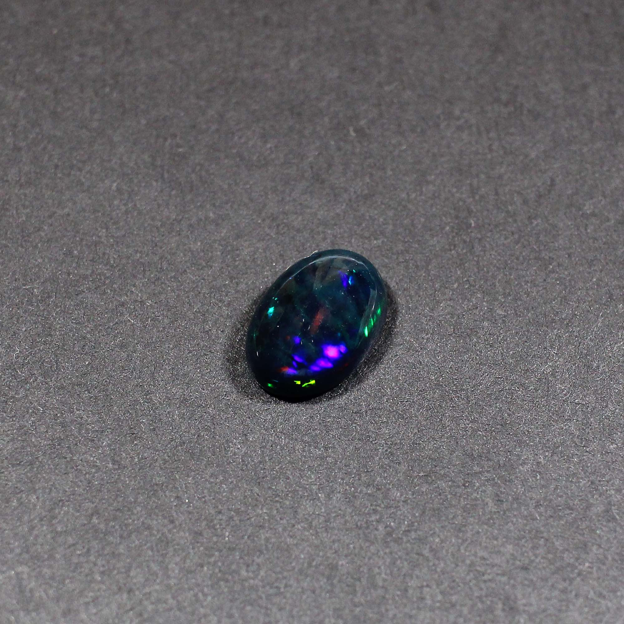 Natural Black Opal 13X9MM Oval Cabochon 290Cts 1 Piece Gemstone Making Jewelry