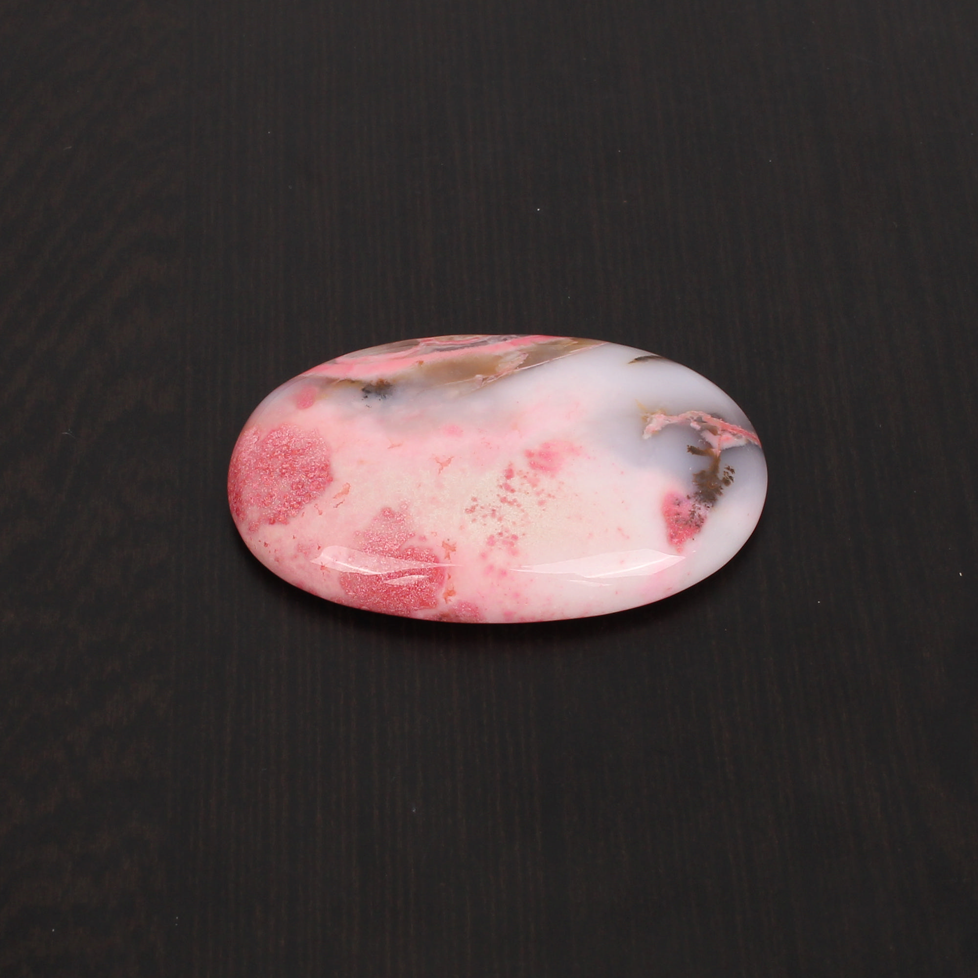 1pcs Map Jasper 58x38mm Oval Cabochon 17060cts Loose Gemstone