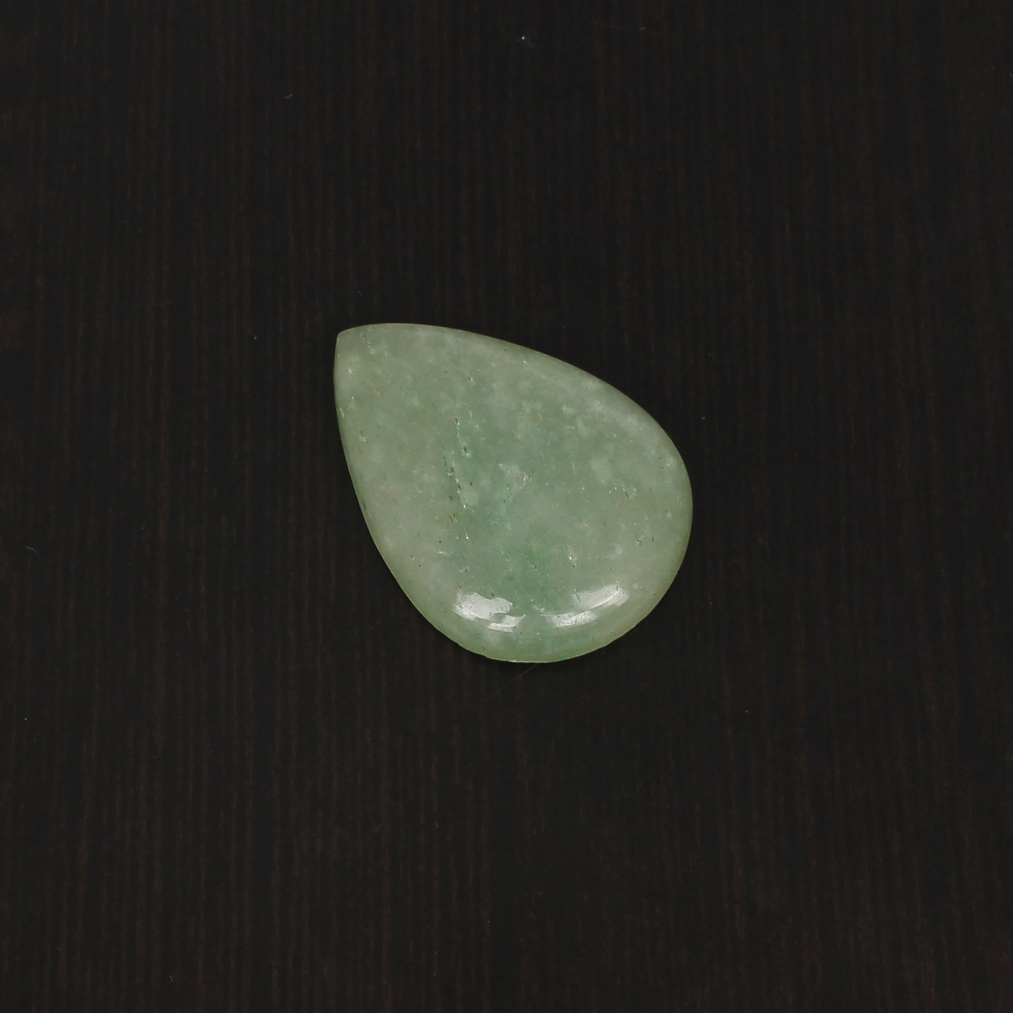 1pcs Map Green Aventine 34x25mm Pear Cabochon 4060cts Loose Gemstone