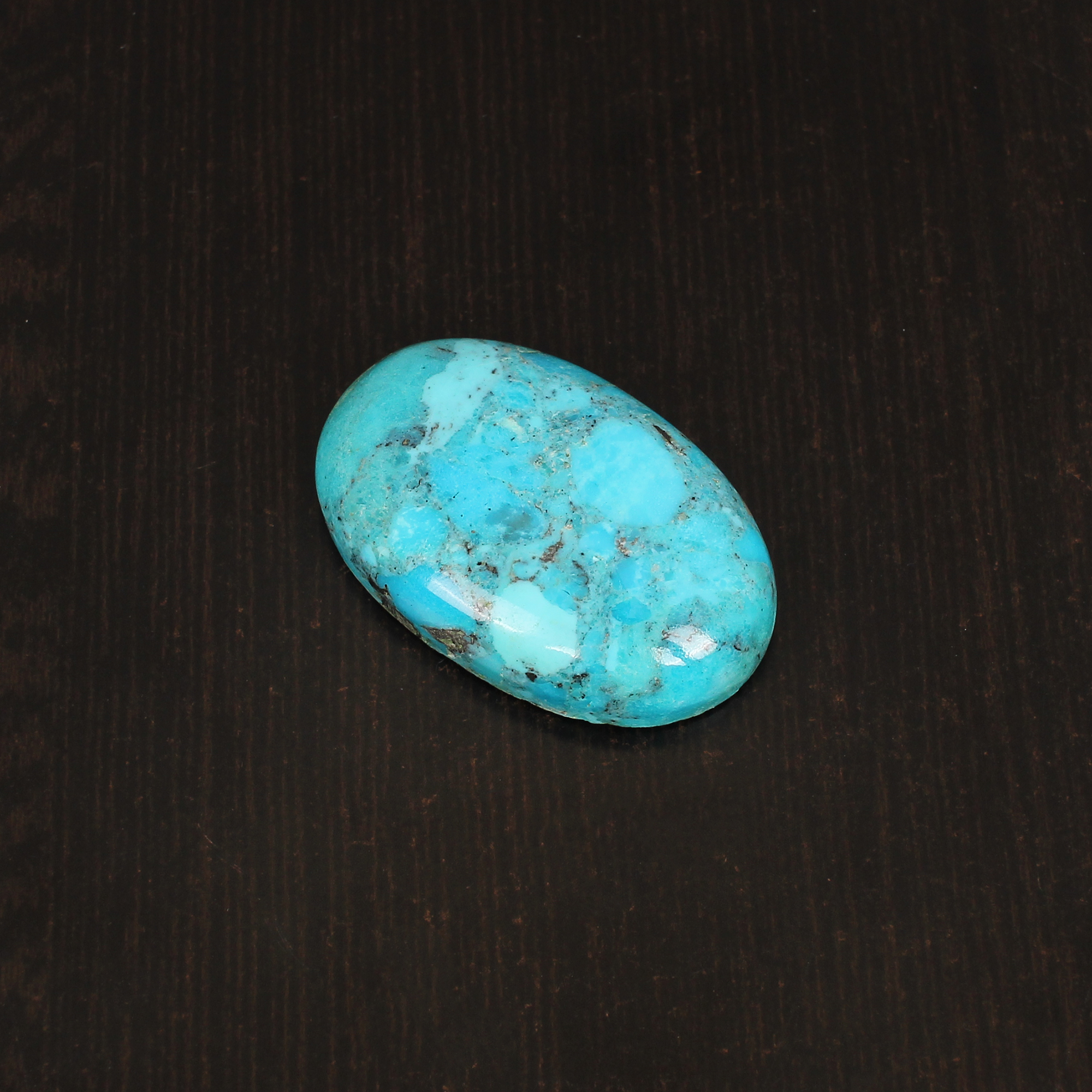 Natural American Arizona Turquoise Gemstone 744 Carat 39x25 mm Cabochon cut for Jewelry Making