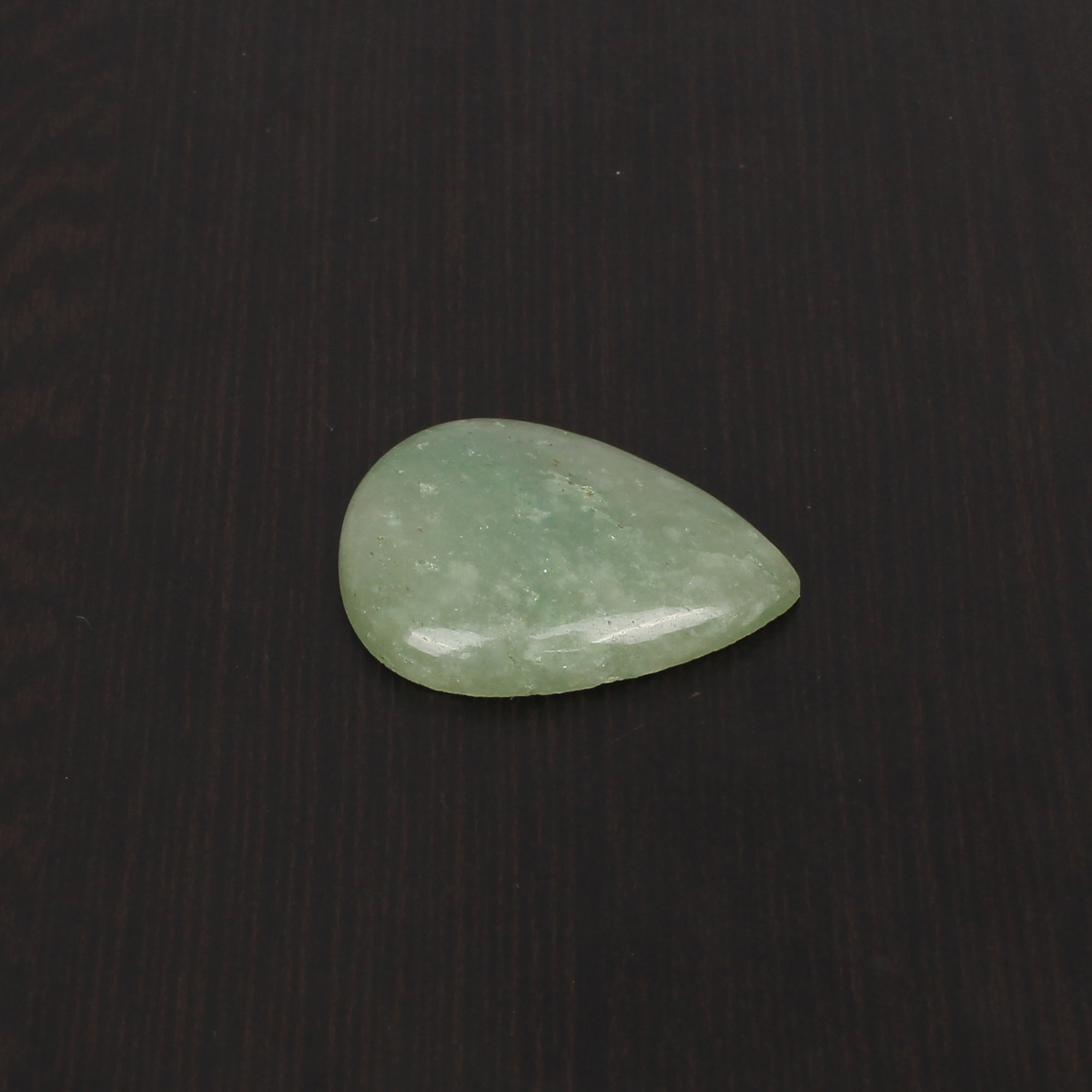 1pcs Map Green Aventine 34x25mm Pear Cabochon 4060cts Loose Gemstone