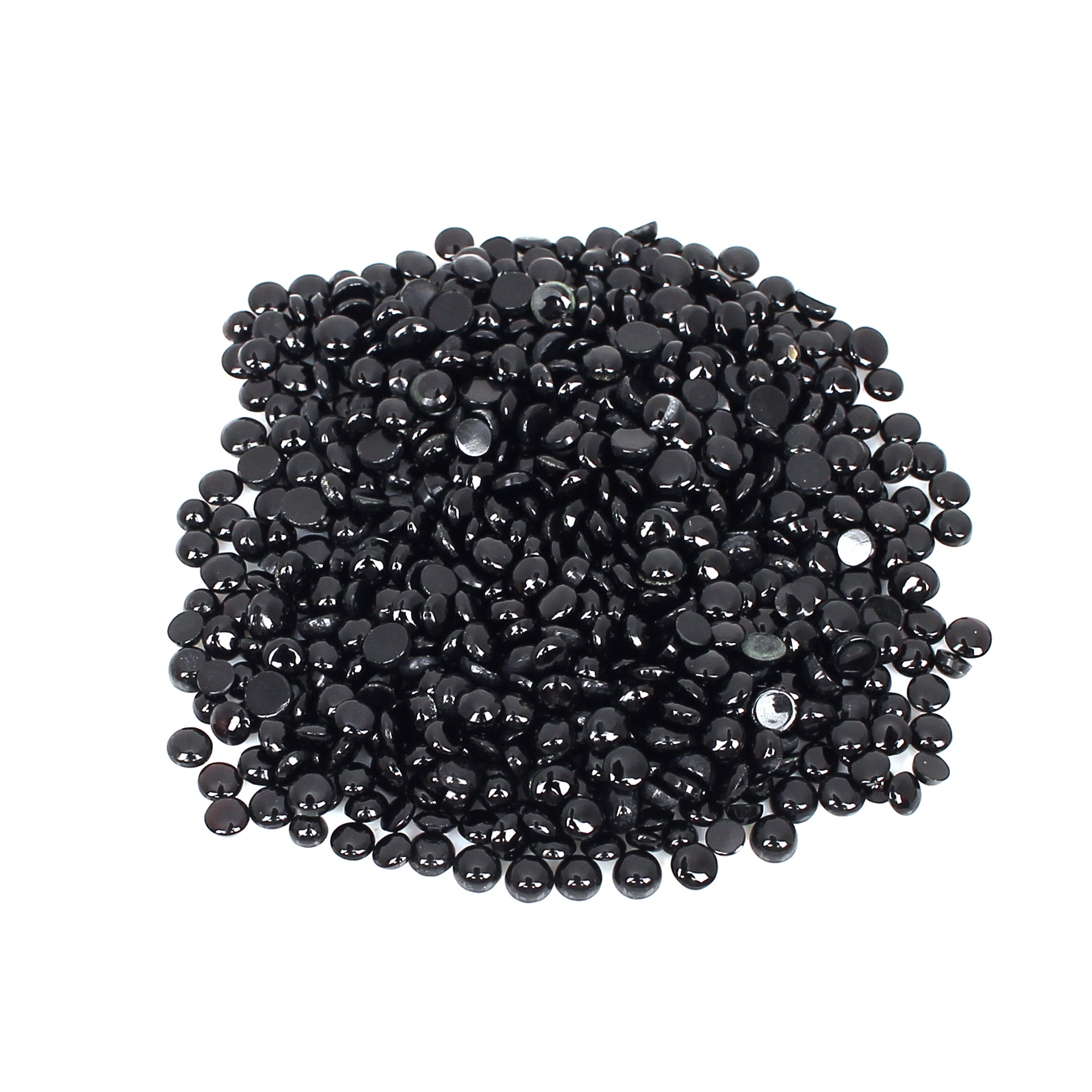 Natural Black Onyx 3x3mm Round Cut 180cts Loose Gemstone