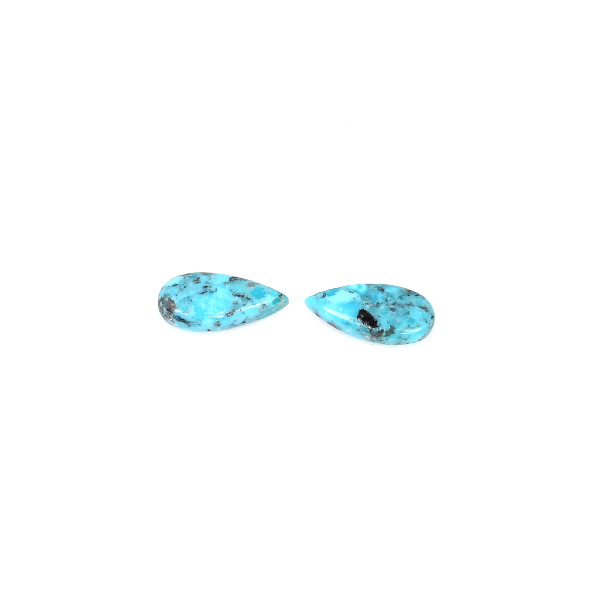 Natural Nocazari Turquoise 15x7mm Pear Cabochon 290cts