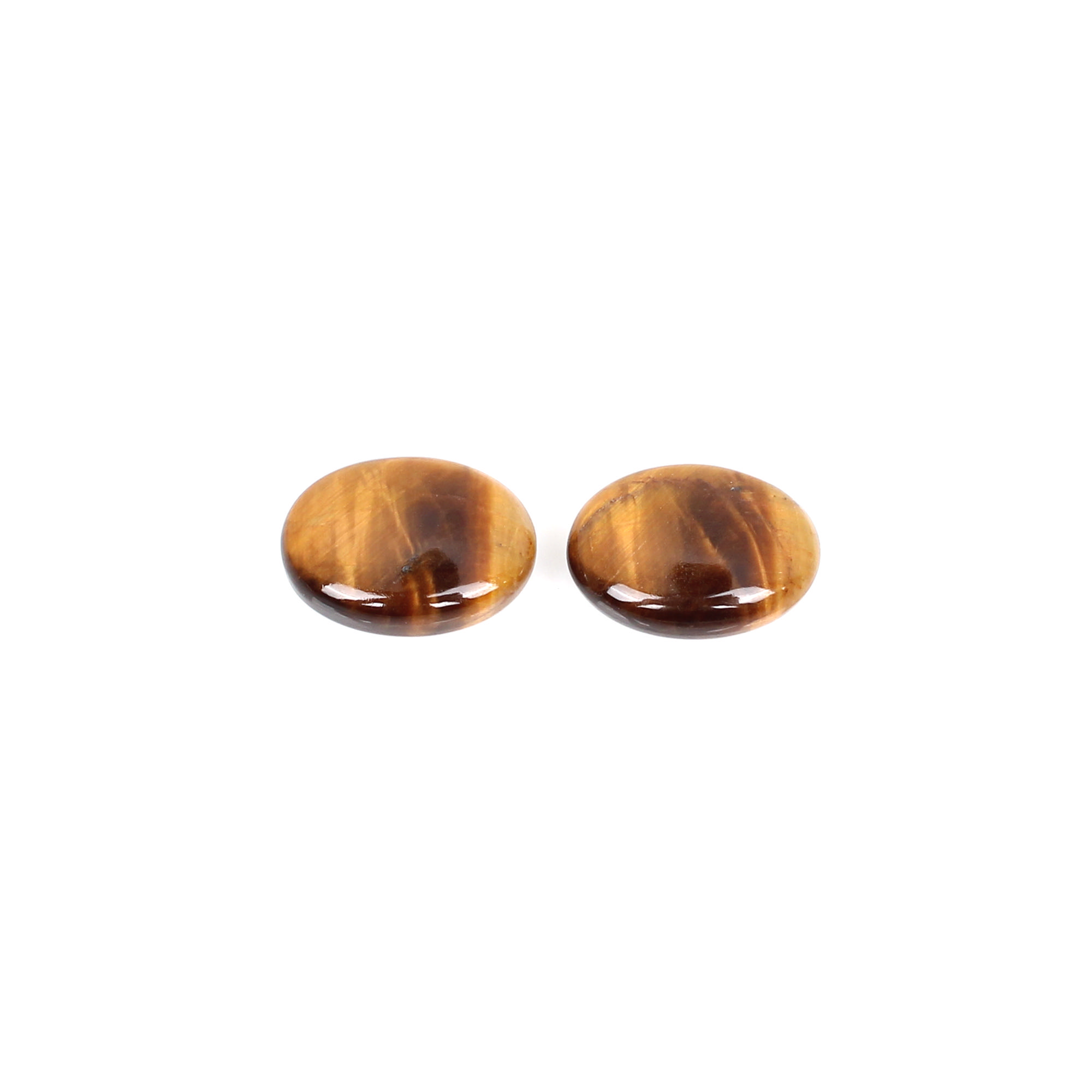 1pcs Tiger Eye 16x12mm Oval Cabochon 290cts Loose Gemstone