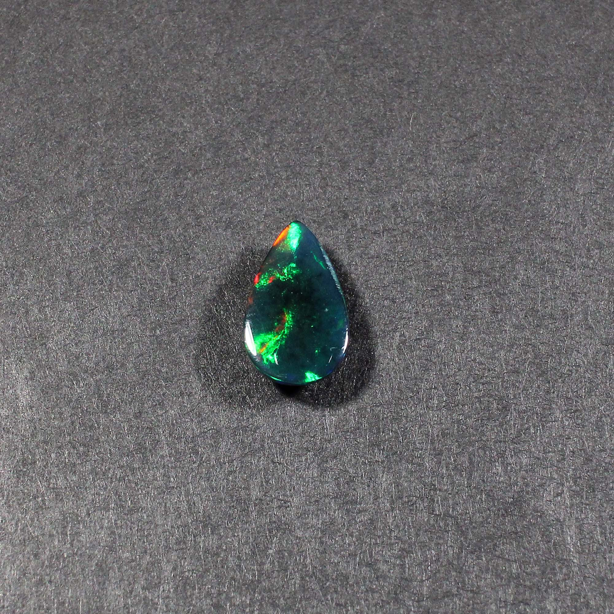 Natural Black Opal 15X9MM Pear Cabochon 315Cts 1 Piece Gemstone For Making Jewelry