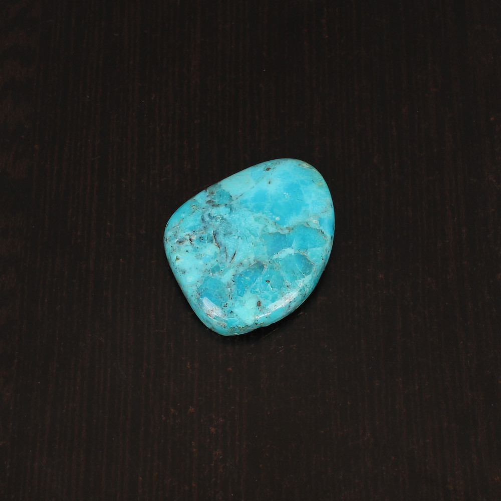 Image of Natural American Arizona Turquoise Gemstone 42.0 carat, 33x26 mm Cabochon cut for Jewelry Making