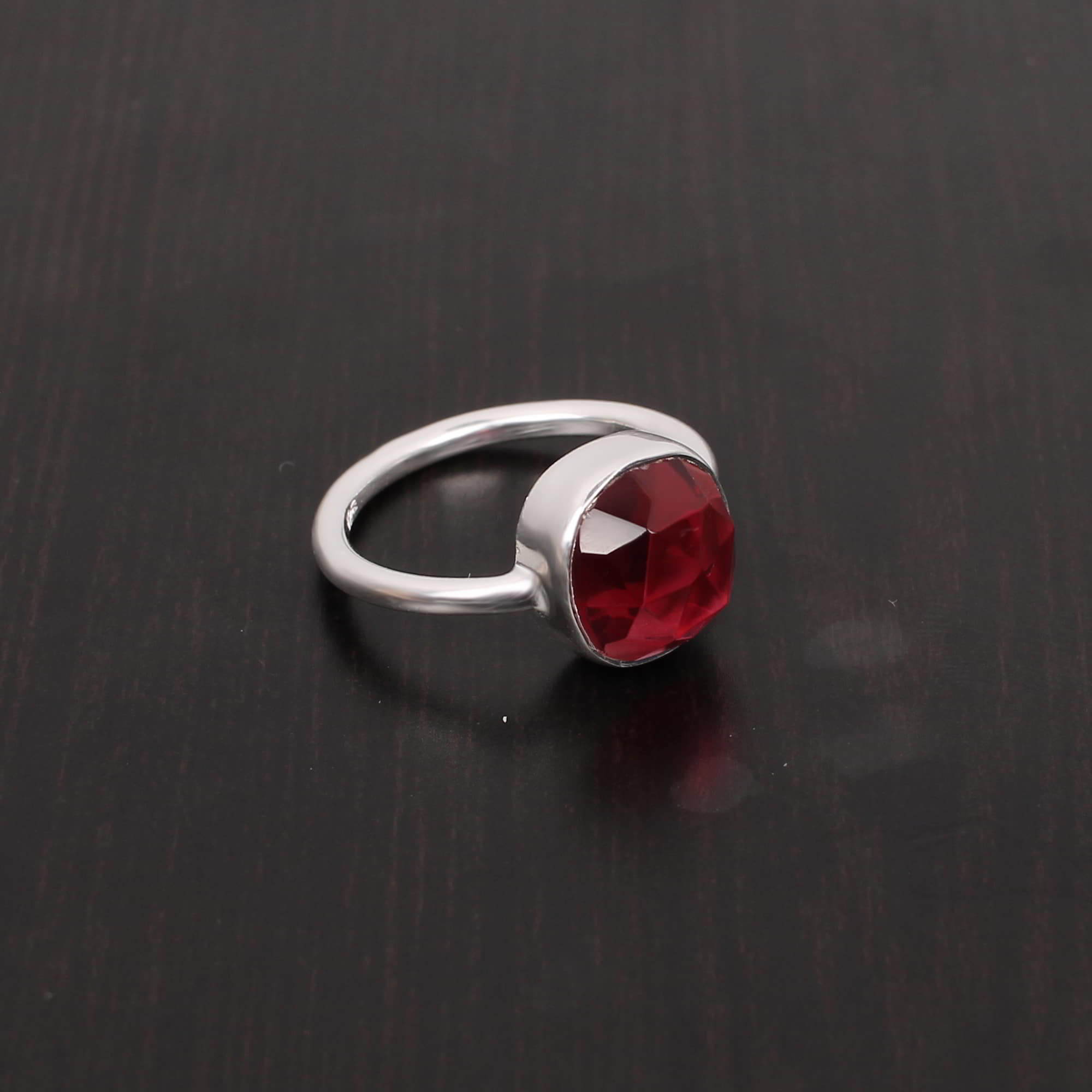 Pink Tourmaline 10x10mm Cushion Rose Cut 322Gram 925 Sterling Silver Ring