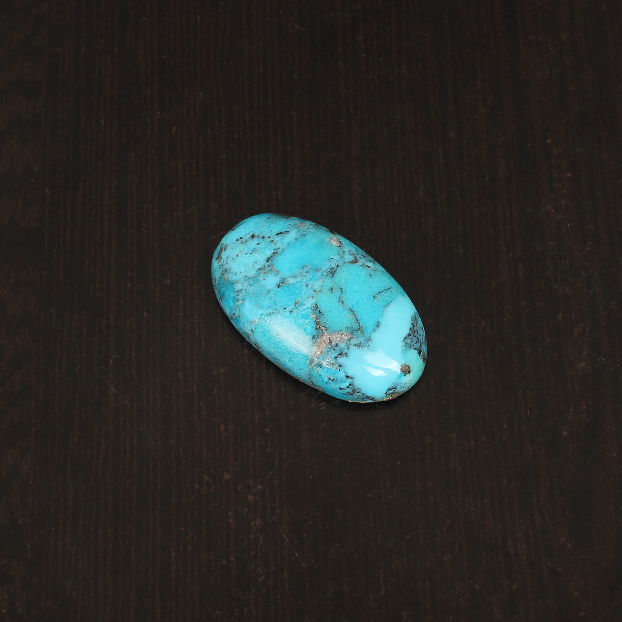 Natural American Arizona Turquoise Gemstone 582 Carat 37x22 mm Cabochon cut for Jewelry Making