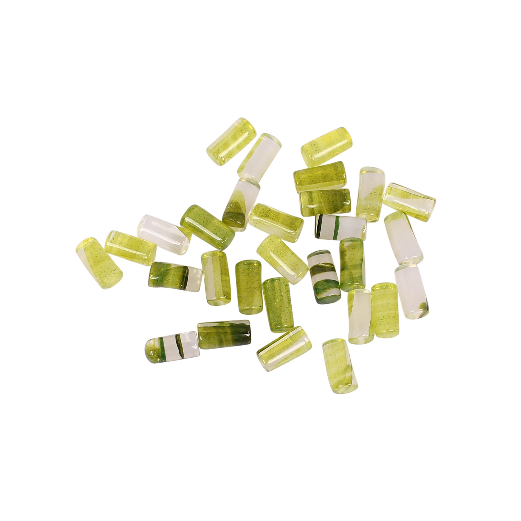 Peridot Hydro Bullet Shape Gemstone 125 Carat 8x4 mm for Jewelry Making