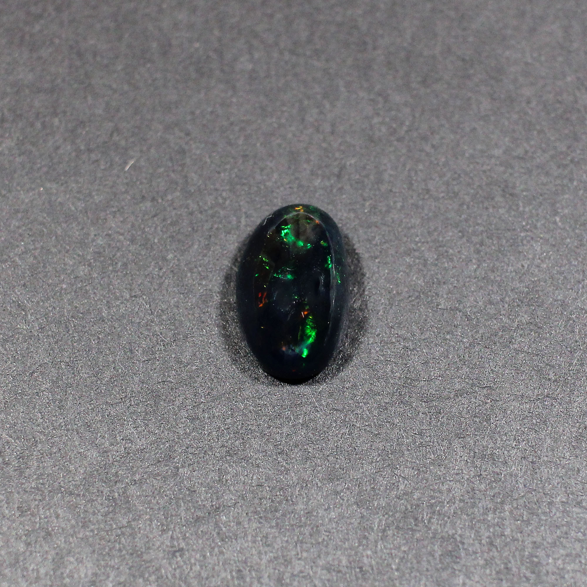 Natural Black Opal 14X8MM Oval Cabochon 255Cts 1 Piece Gemstone For Making Jewelry