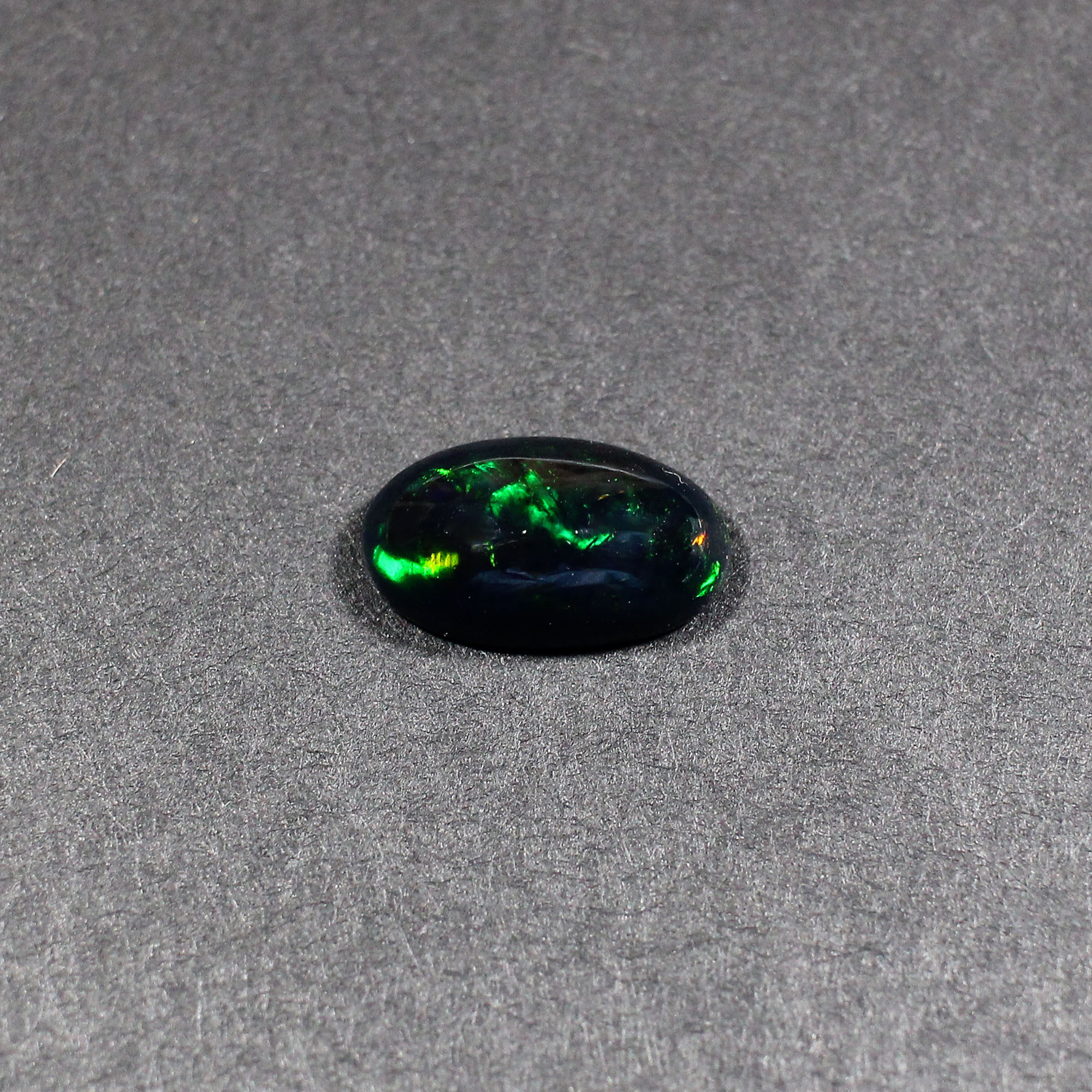 Natural Black Opal 14X8MM Oval Cabochon 255Cts 1 Piece Gemstone For Making Jewelry