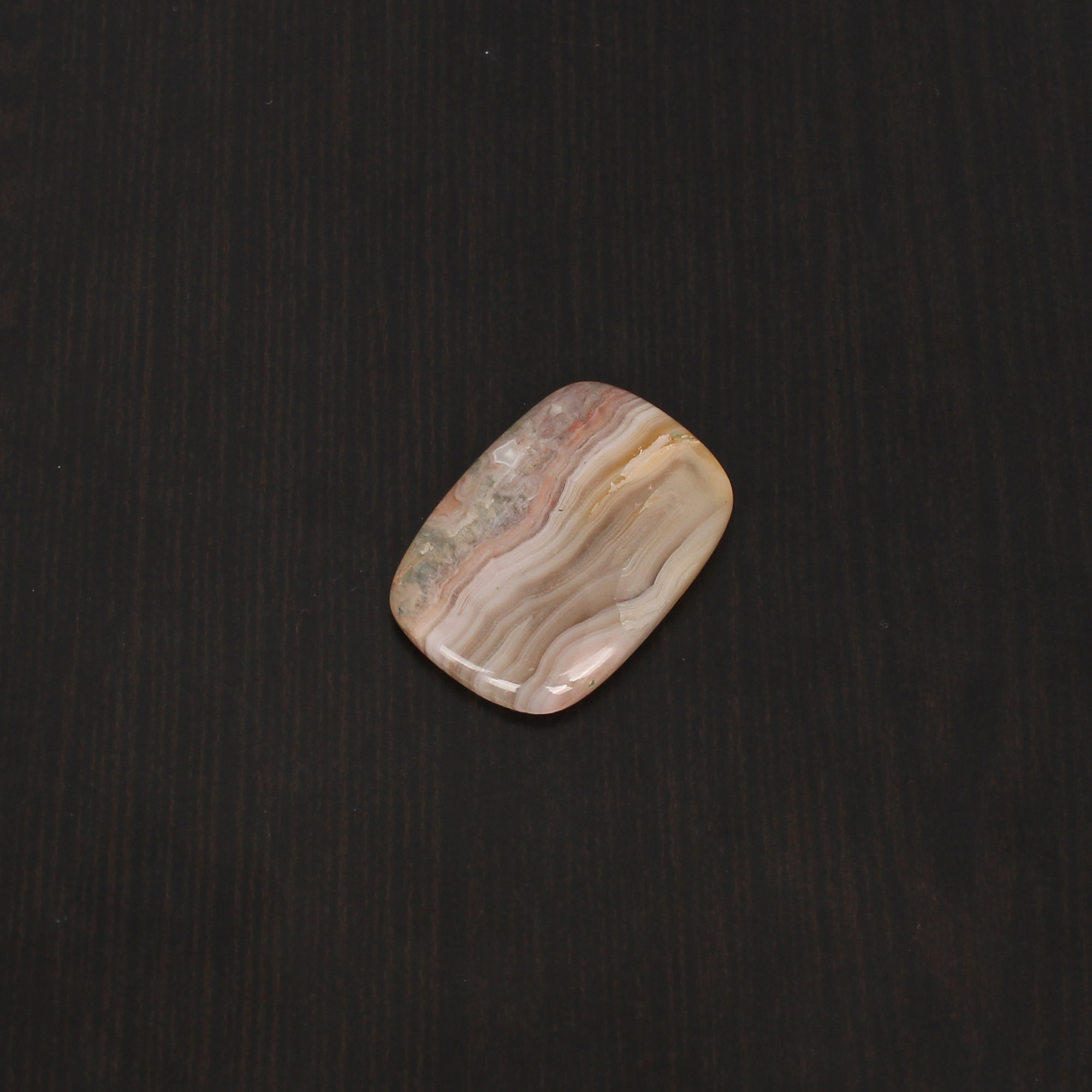 1pcs Map Botswana Agate 30x21mm Rectangle Cushion Cabochon 3790cts Loose Gemstone