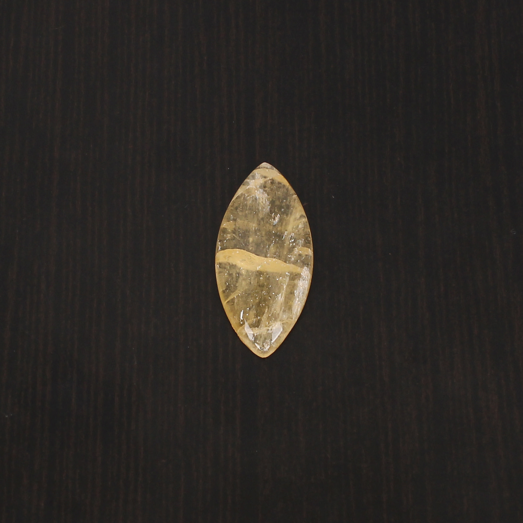 1pcs Yellow Aventurine 28x13mm Marquoise Cabochon 1195cts Loose Gemstone