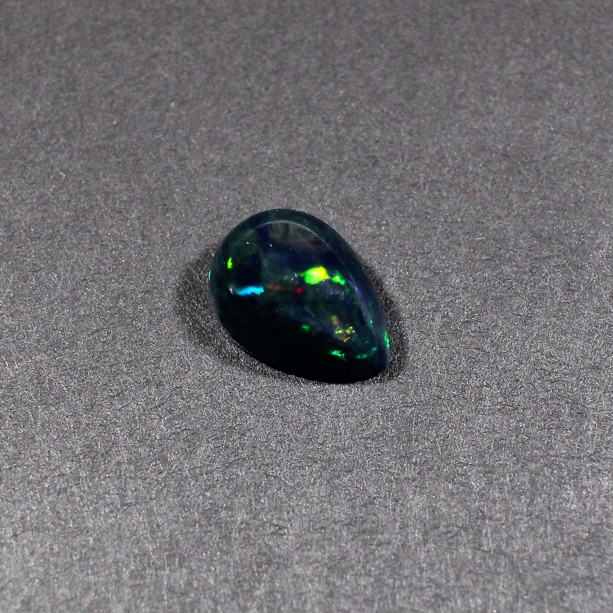 Natural Black Opal 13X10 Pear Cabochon 350 Cts 1 Piece Gemstone For Making Jewelry