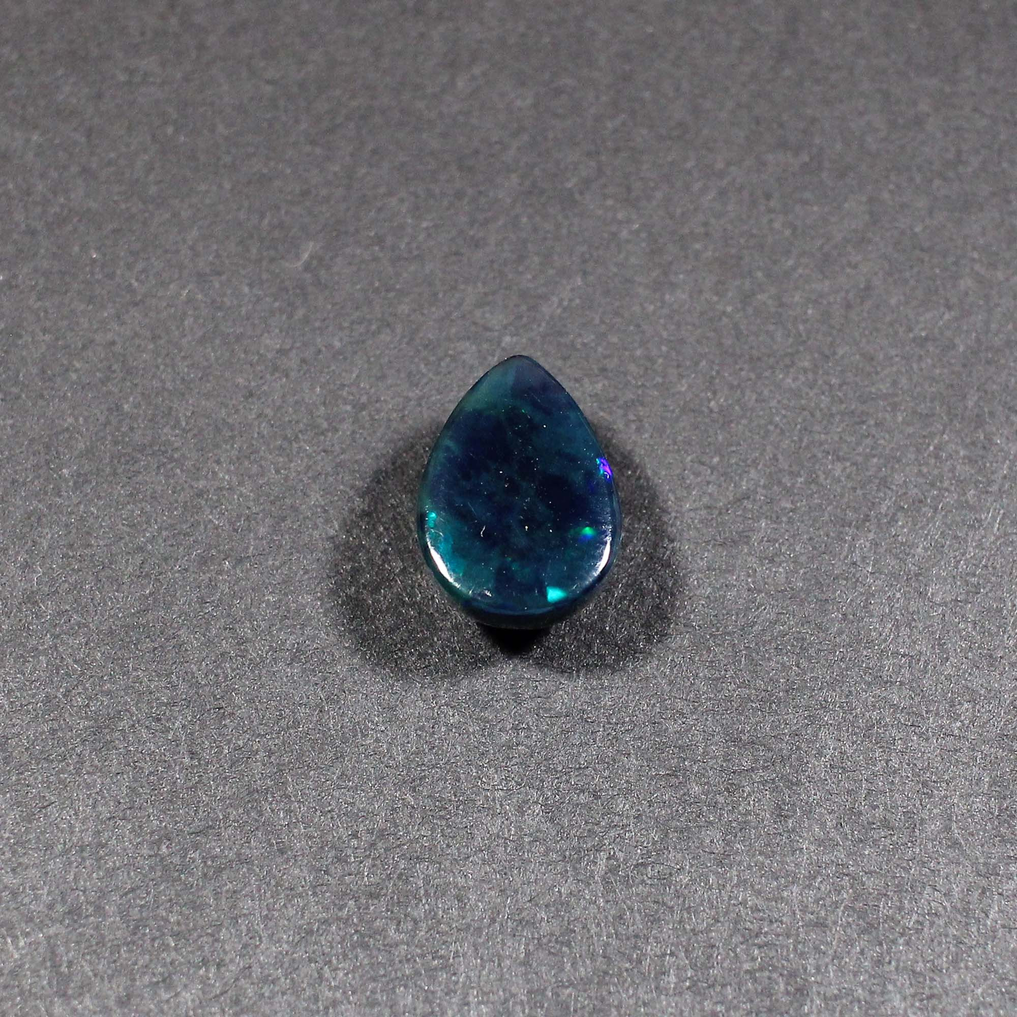 Natural Black Opal 13X10 Pear Cabochon 350 Cts 1 Piece Gemstone For Making Jewelry