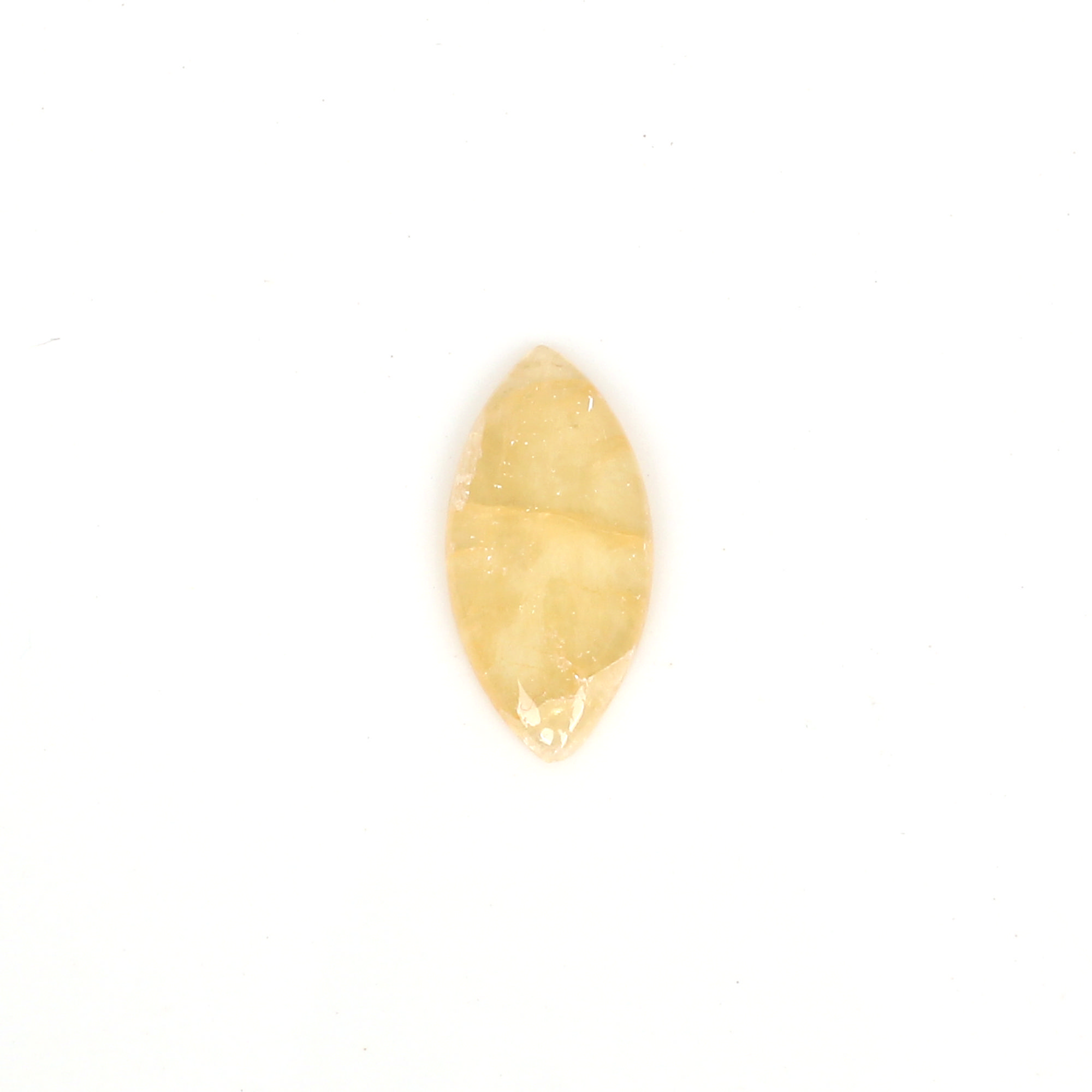 1pcs Yellow Aventurine 28x13mm Marquoise Cabochon 1195cts Loose Gemstone