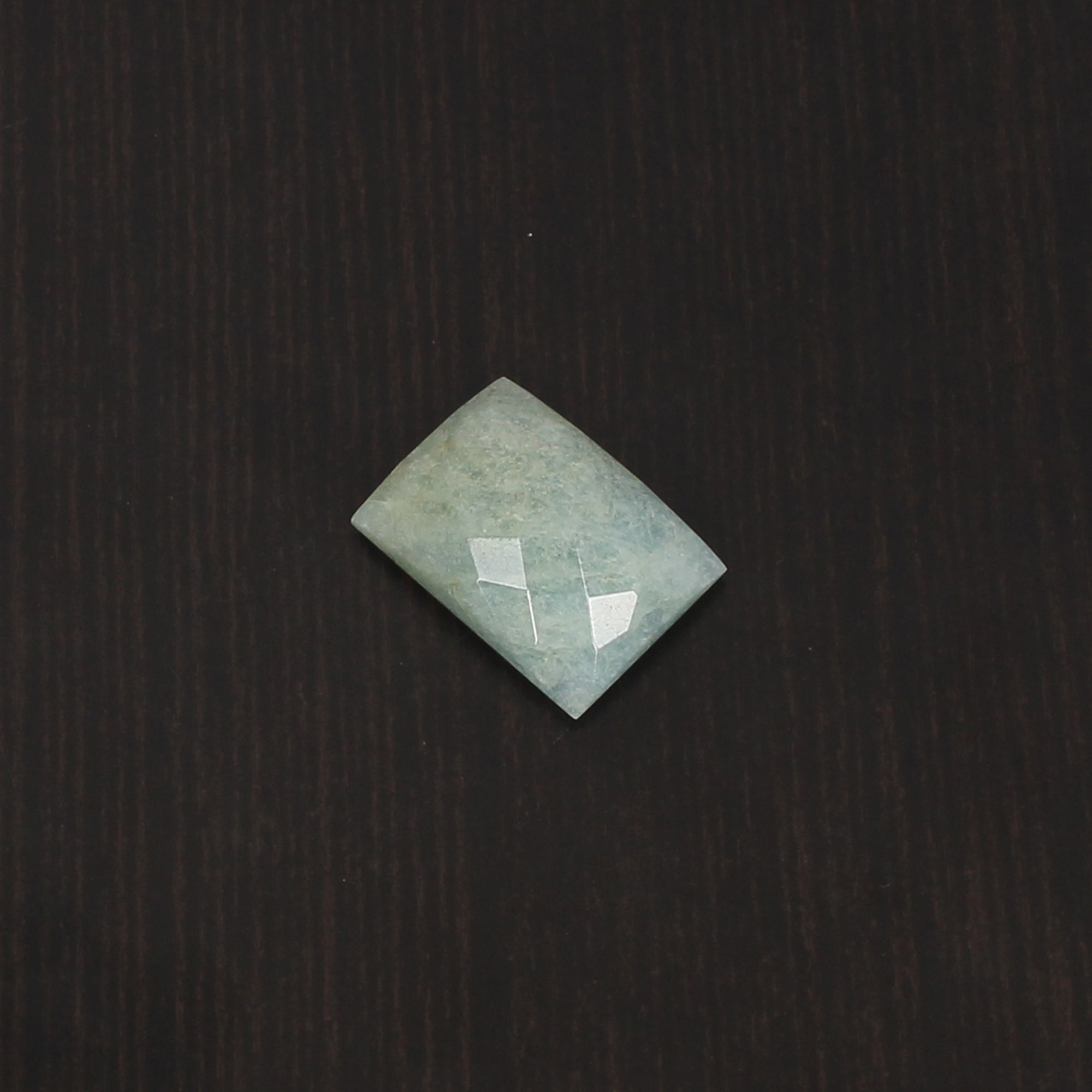 1pcs Milky Aqamarine 18x13mm Rectangle Checker Cut 1405cts Loose Gemstone