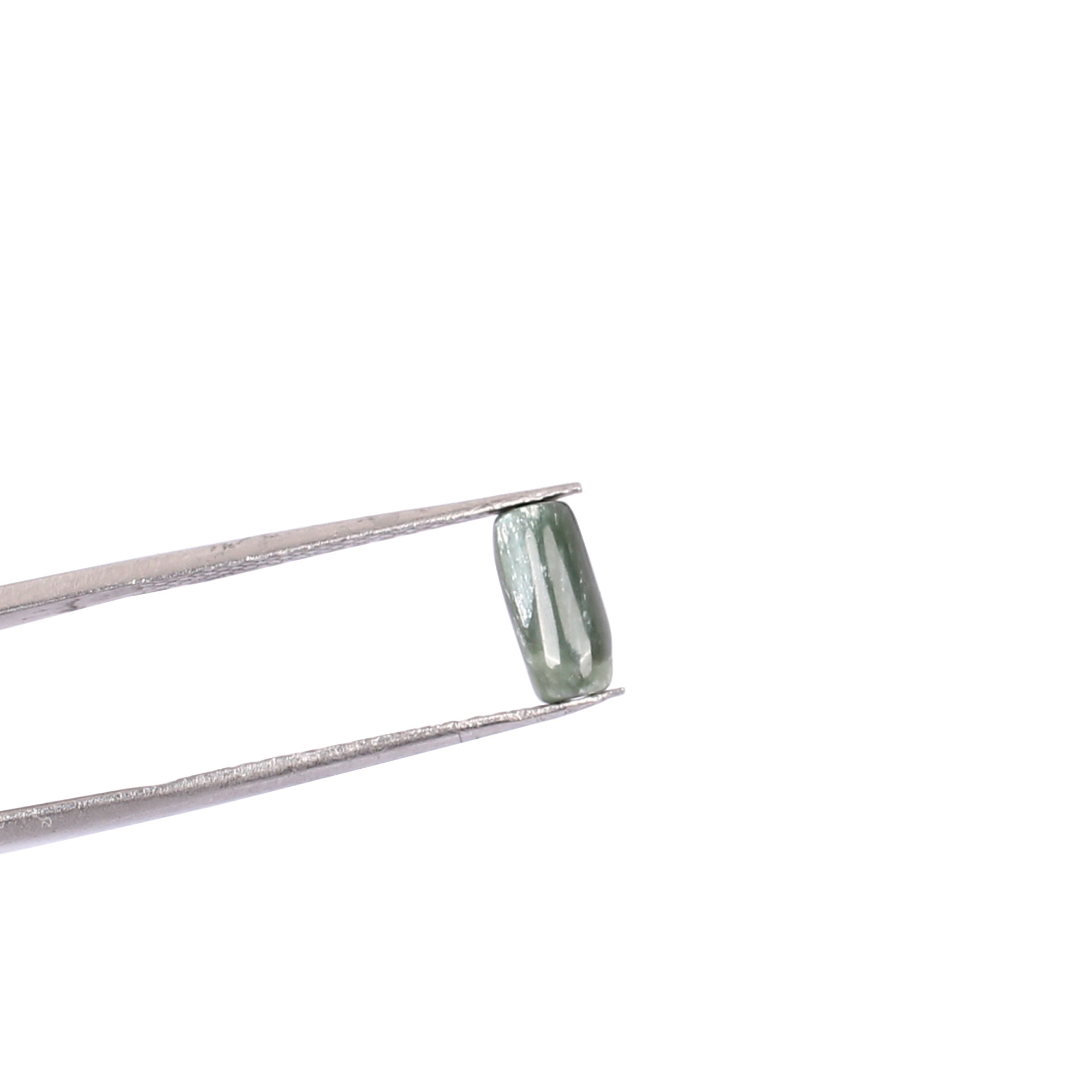 Natural Seraphinite Gemstone 110 Carat 8x4 mm Smooth Bullet Shape for Jewelry Making