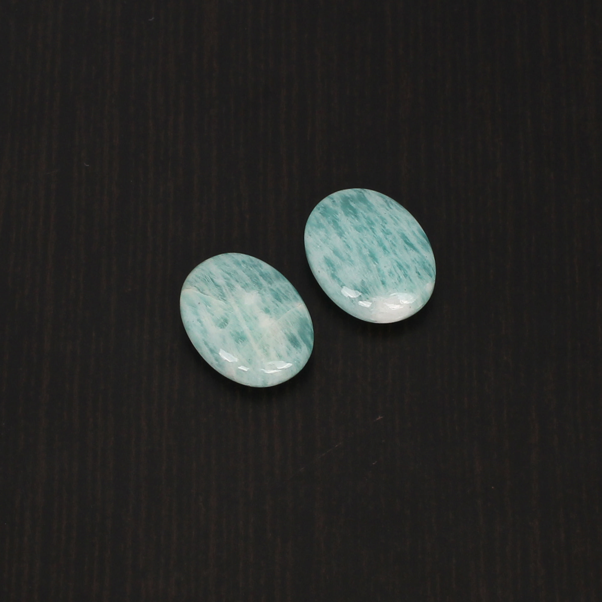 1pcs Natural Amazonite 16x12mm Oval Cabochon 865cts Loose Gemstone