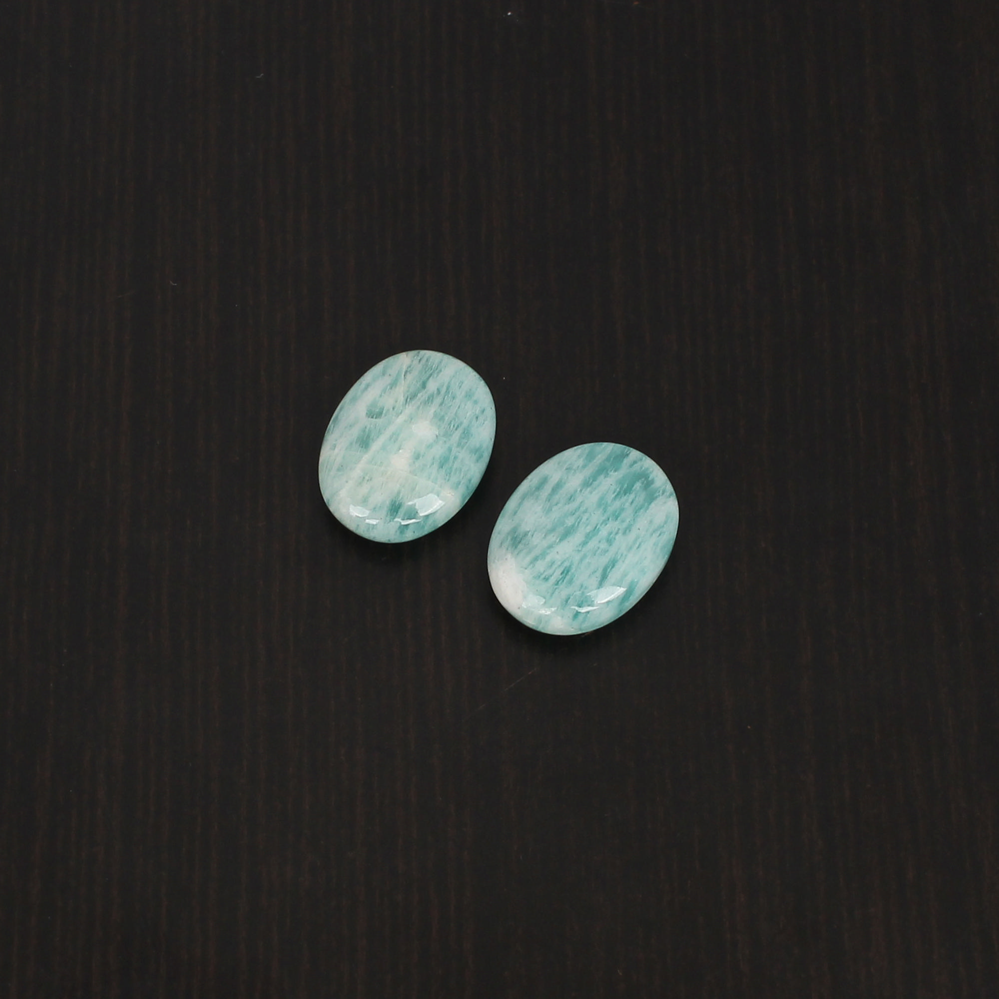 1pcs Natural Amazonite 16x12mm Oval Cabochon 865cts Loose Gemstone