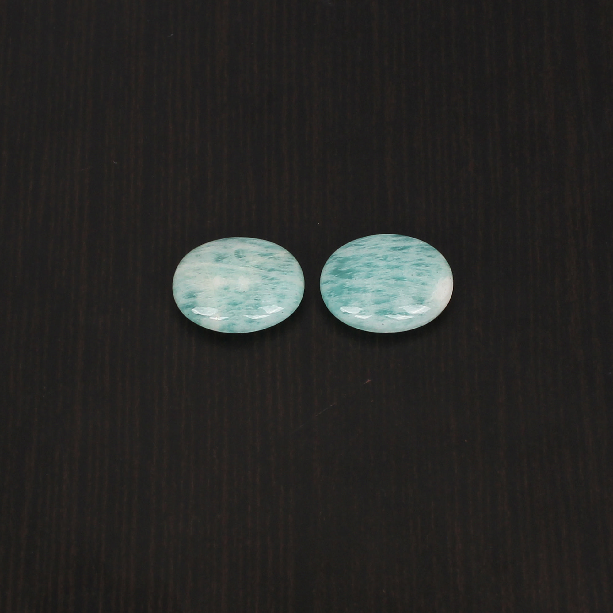 1pcs Natural Amazonite 16x12mm Oval Cabochon 865cts Loose Gemstone