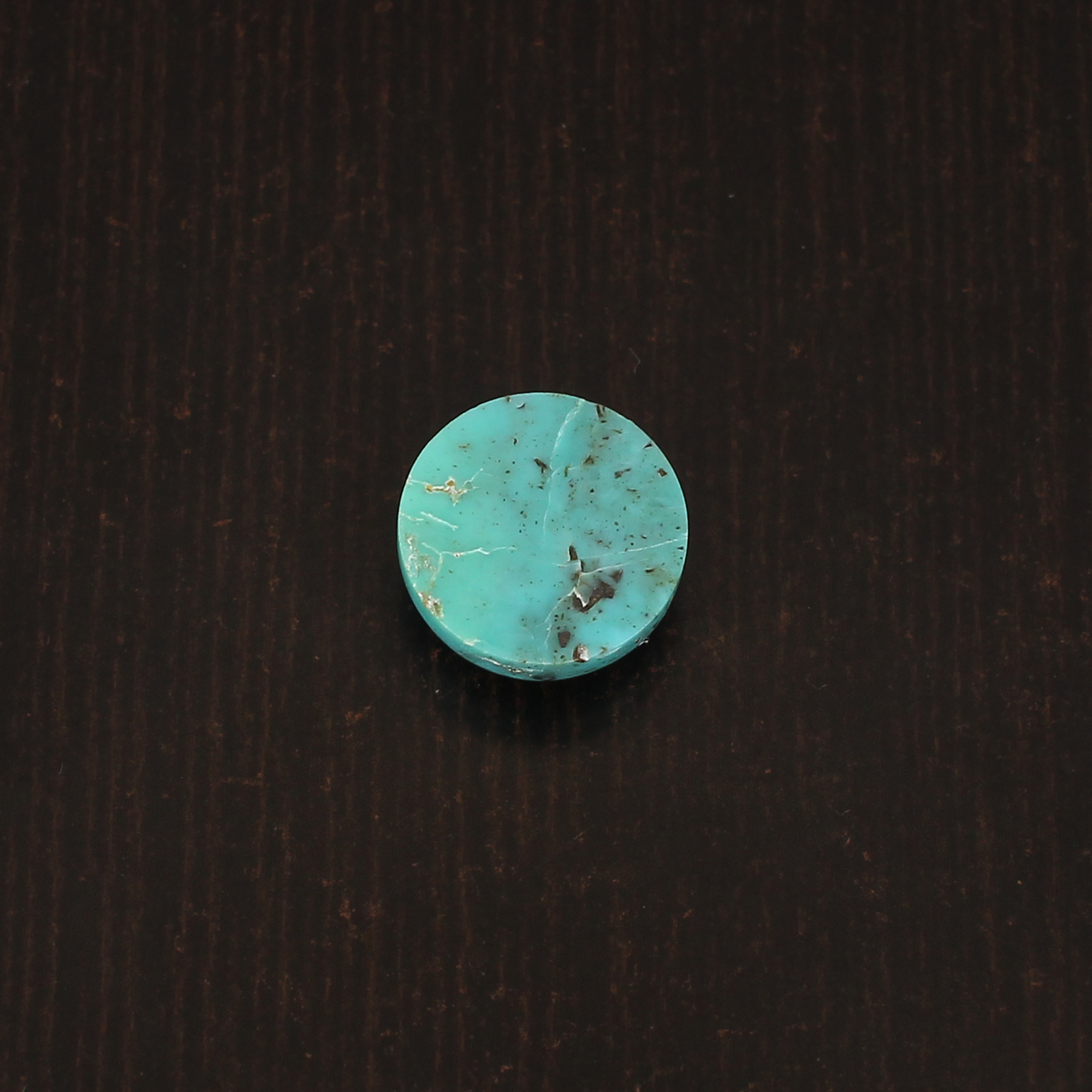 Natural American Arizona Turquoise Gemstone 68carat 13x13 mm Cabochon cut for Jewelry Making