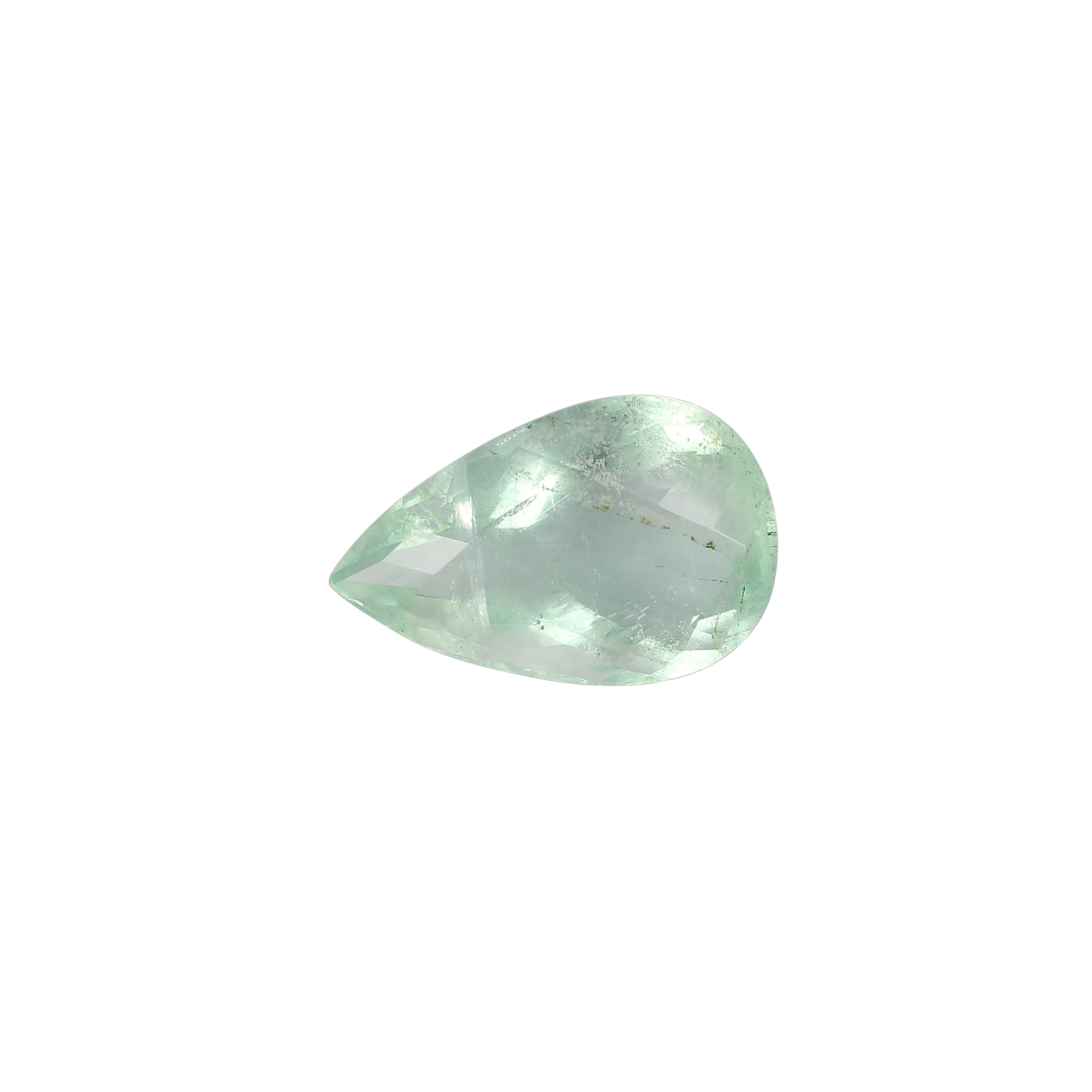 Natural Afghani Fluorite Gemstone Checkerboard Cut 731 Carat 34x22 mm Loose Stone for Jewelry Making