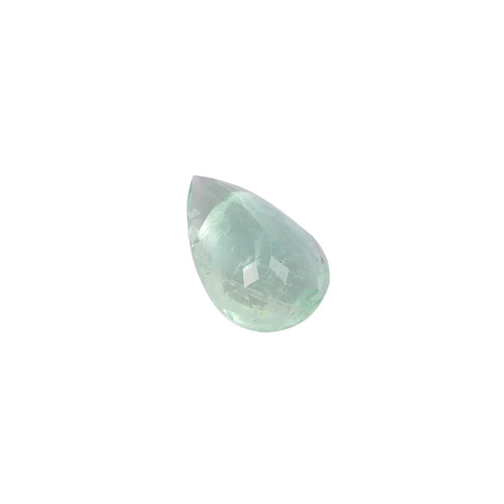 Image of Natural Afghani Fluorite Gemstone Checkerboard Cut 73.1 Carat 34x22 mm Loose Stone for Jewelry Making