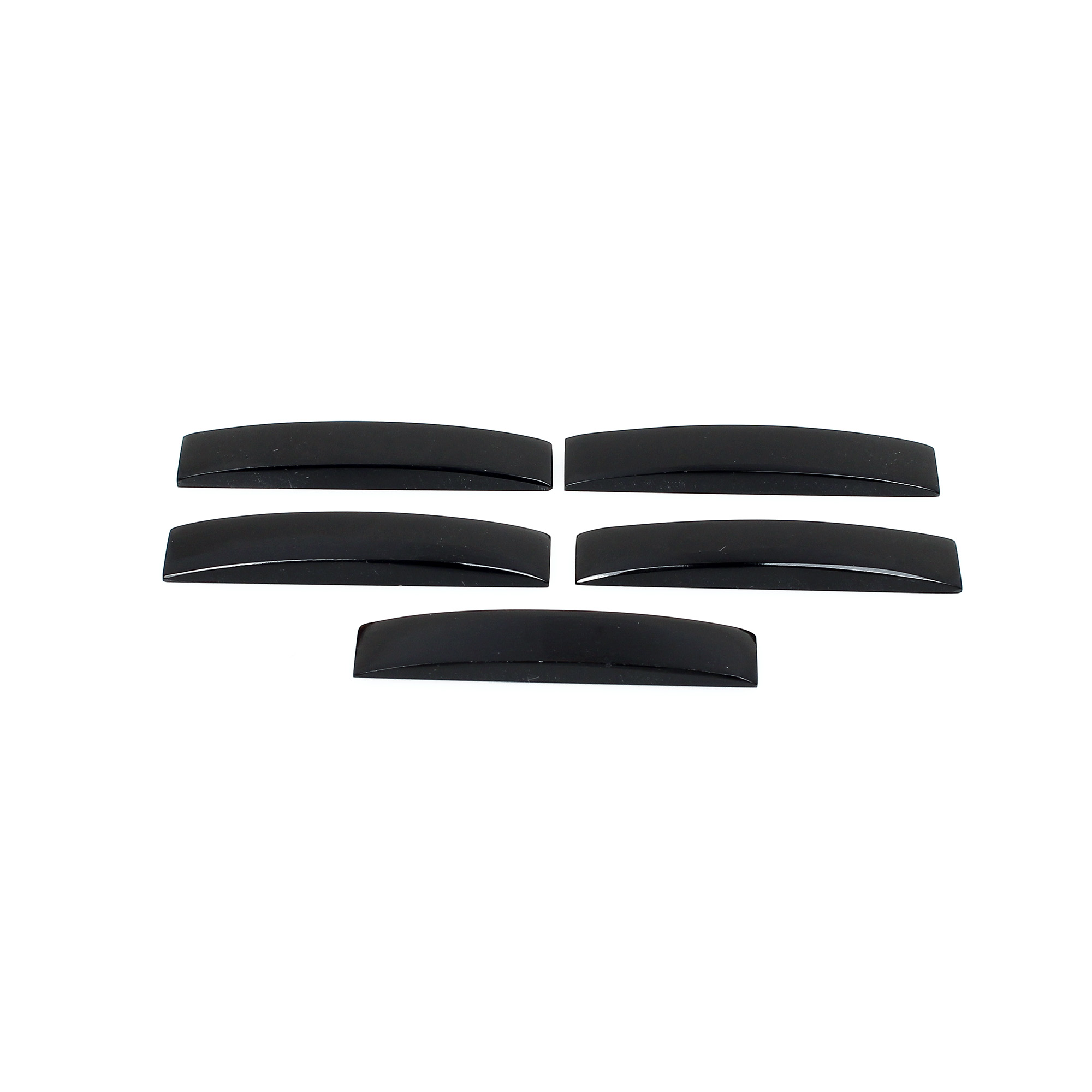 Natural Black Onyx 42x7mm Baguette 50gram Wholesale Lot