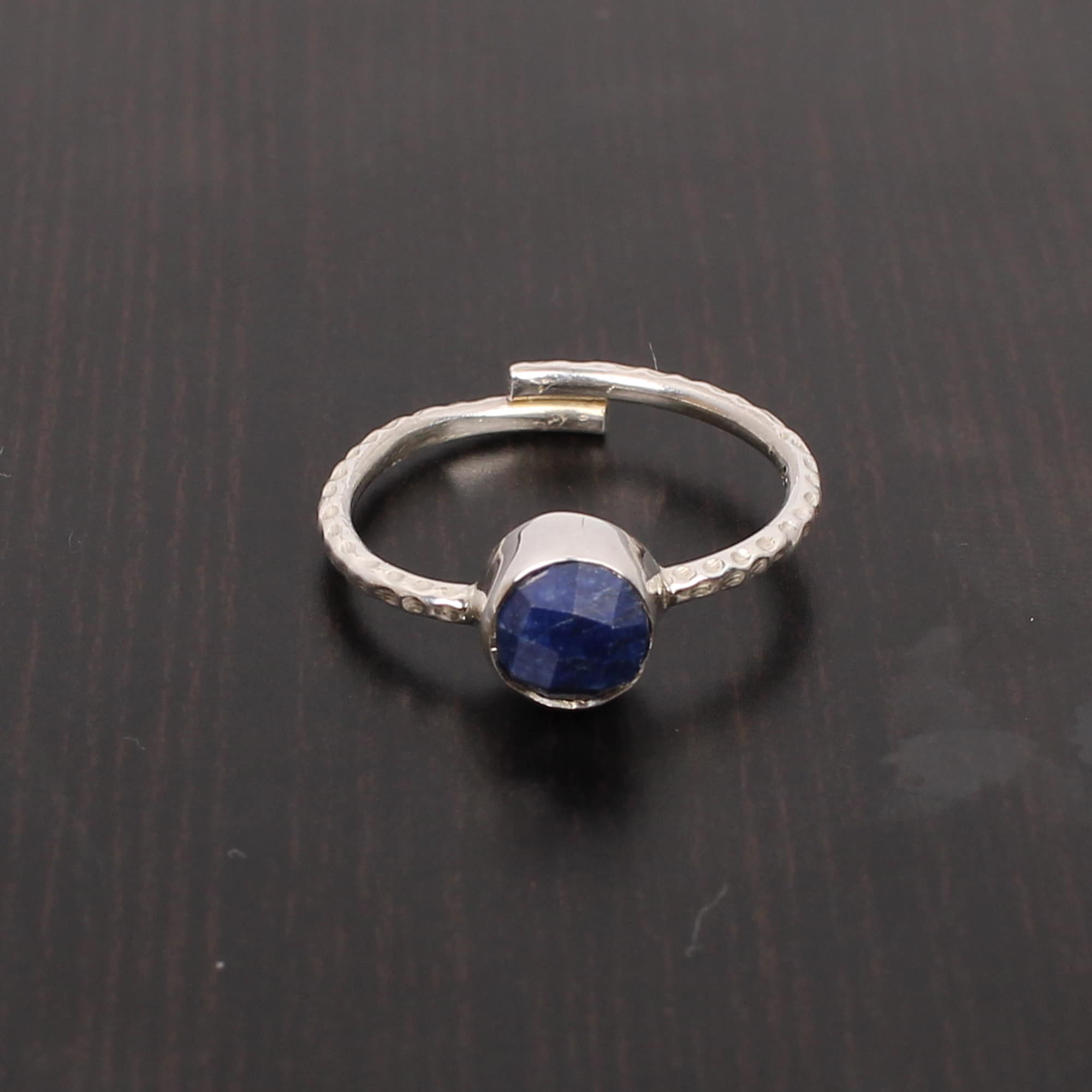 Soldalite 6mm Round Rose Cut 925 Sterling Silver Ring
