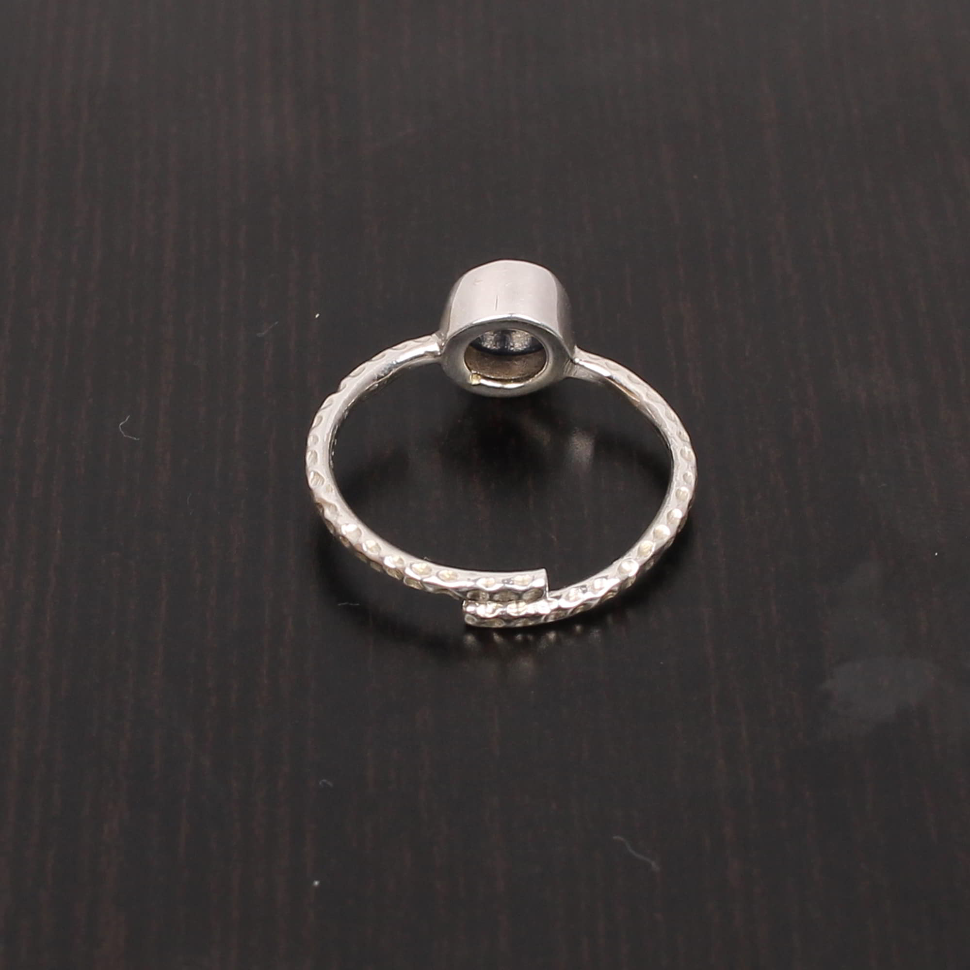 Soldalite 6mm Round Rose Cut 925 Sterling Silver Ring