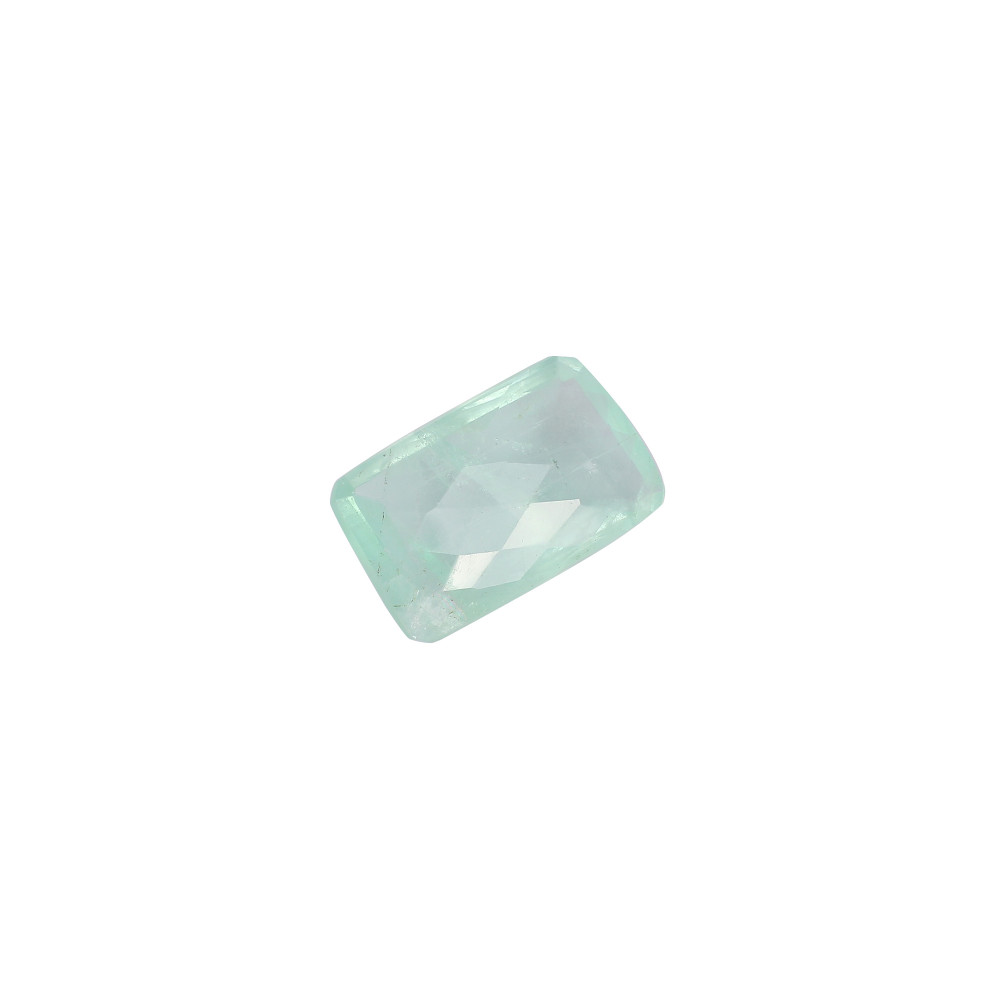 Image of Natural Afghani Fluorite Gemstone Checkerboard Cut 40.4 Carat 37x17mm Loose Stone for Jewelry Making