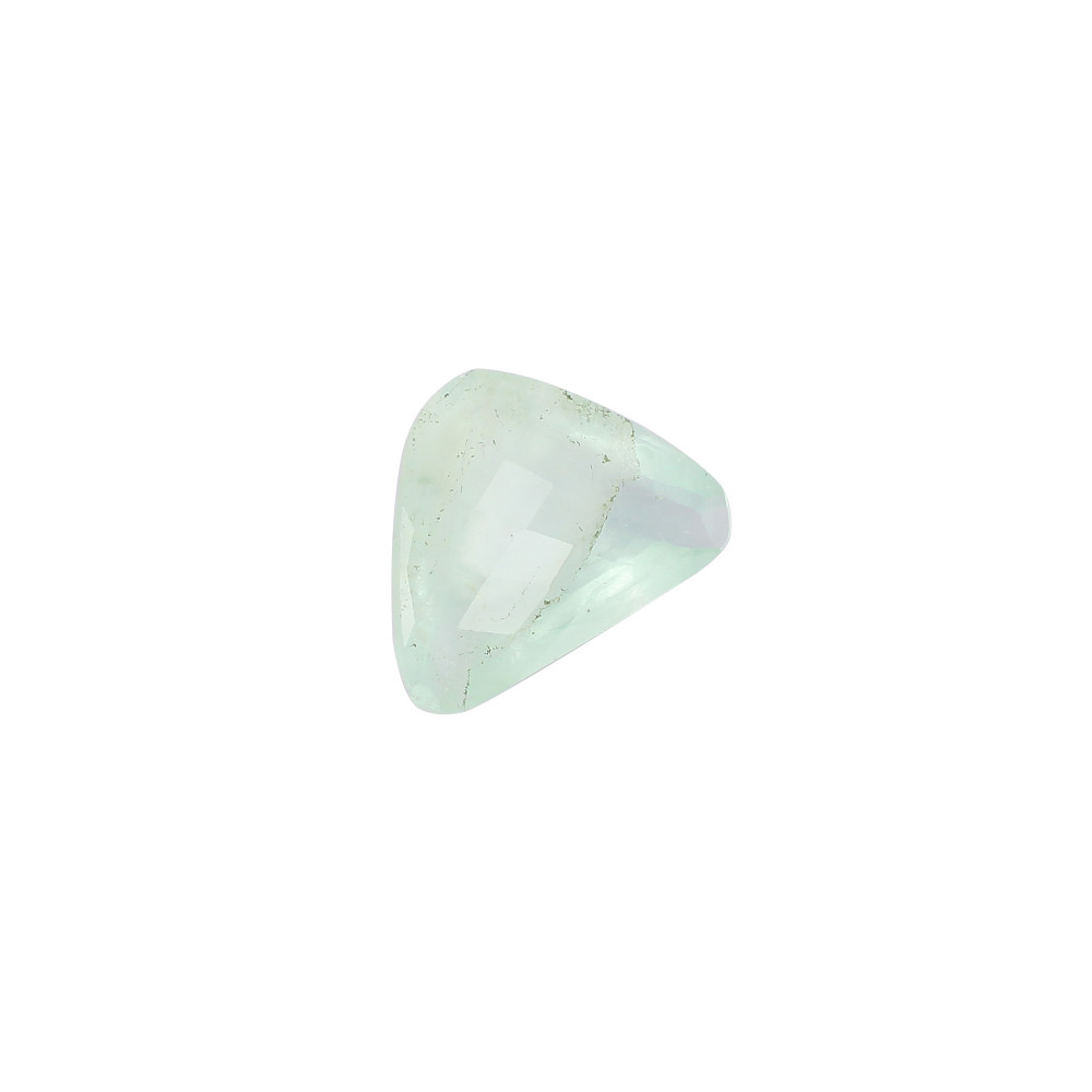 Image of Natural Green Afghani Fluorite Checkerboard Cut Gemstone 36.20 Carat 20x26 mm for Jewelry Making