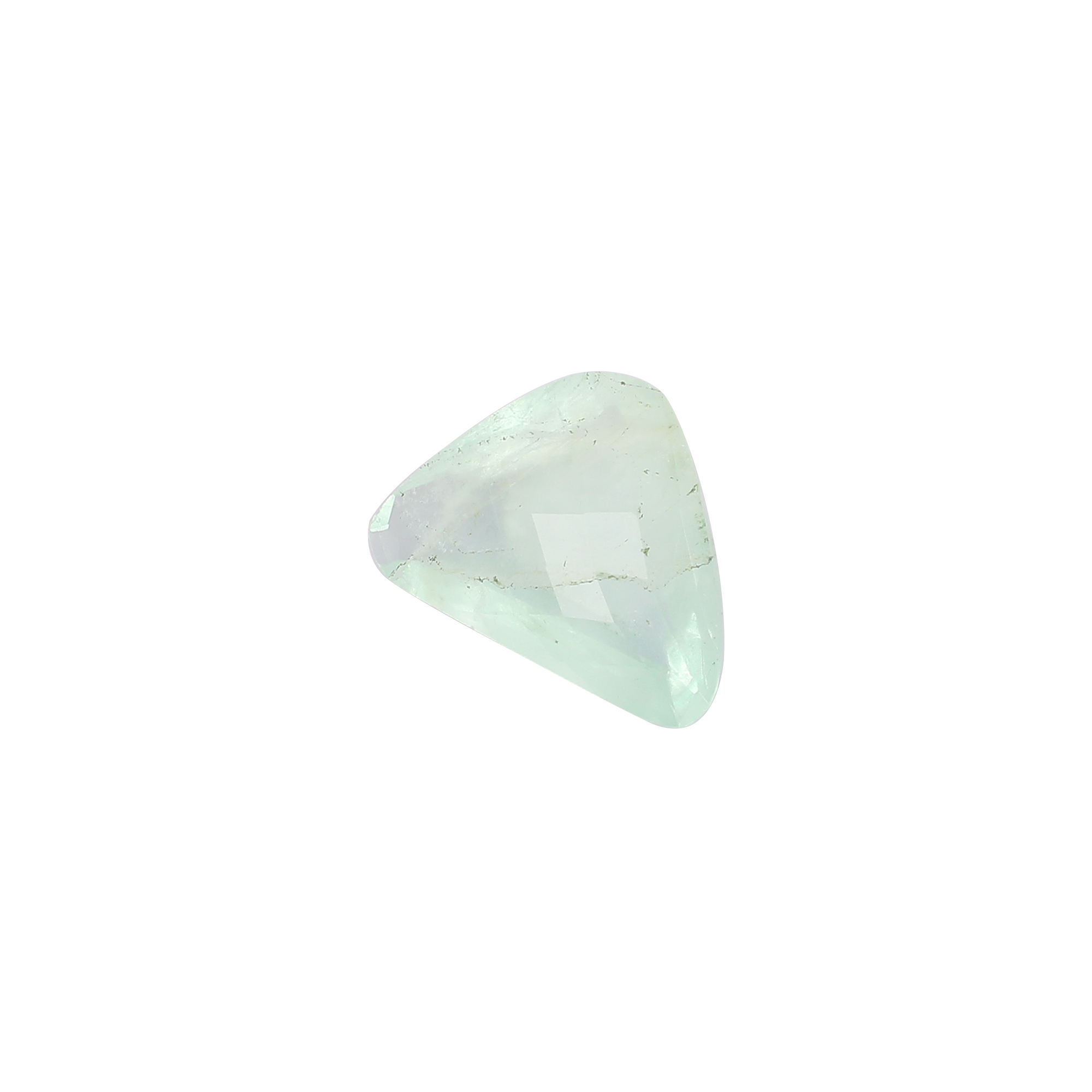 Natural Green Afghani Fluorite Checkerboard Cut Gemstone 3620 Carat 20x26 mm for Jewelry Making