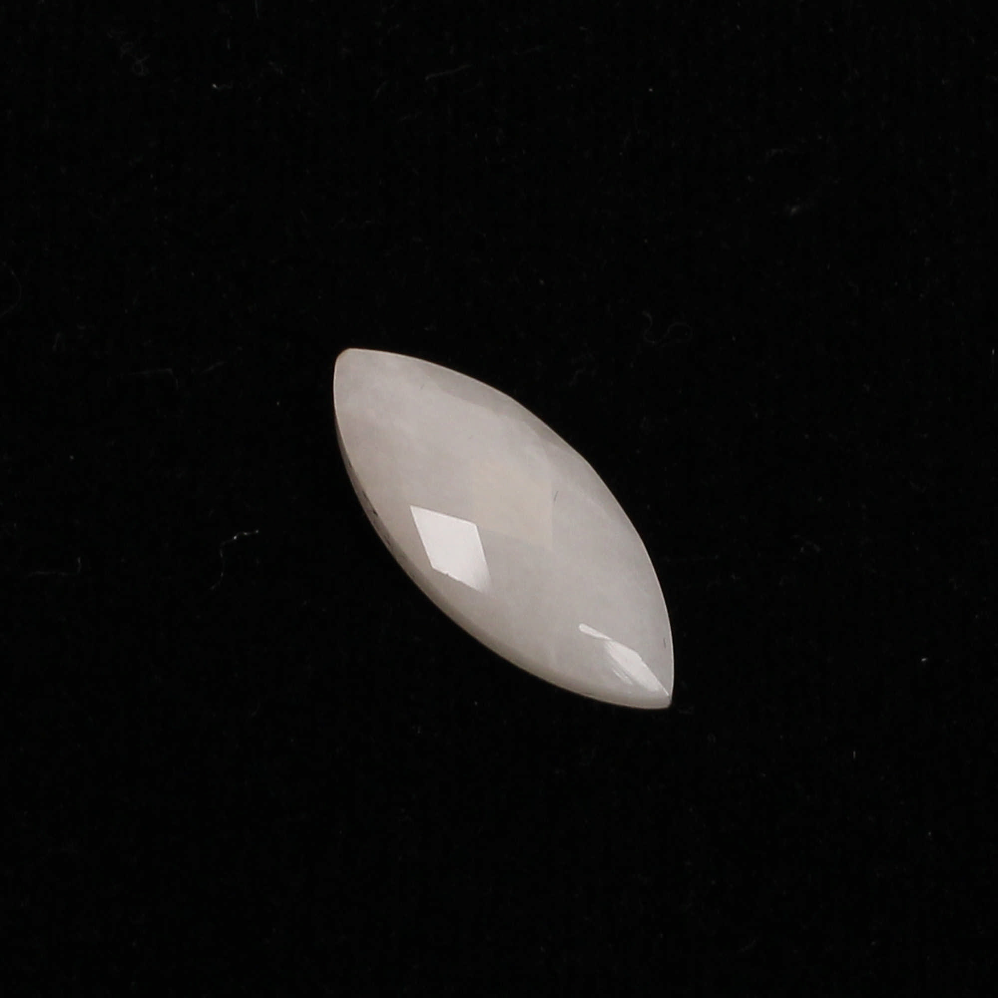 1Pes White King Agate 9x22mm Marquise Cut 600Cts