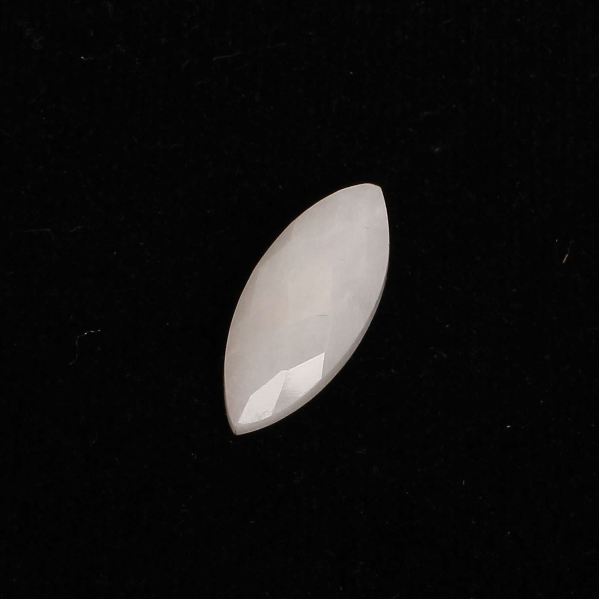 1Pes White King Agate 9x22mm Marquise Cut 600Cts