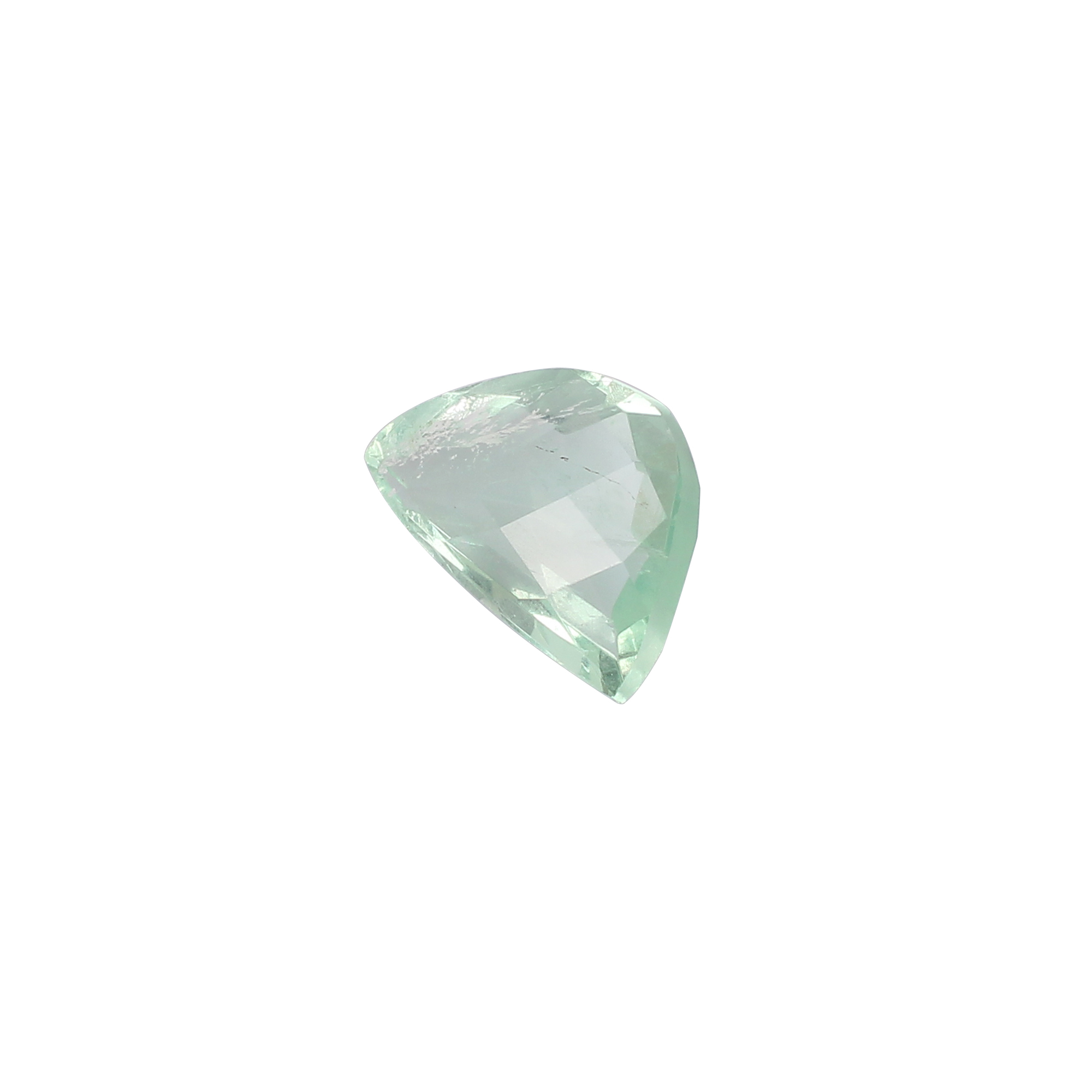 Natural Green Afghan Fluorite Checkerboard Cut Gemstone 735 Carat 10x14 mm for Jewelry Making