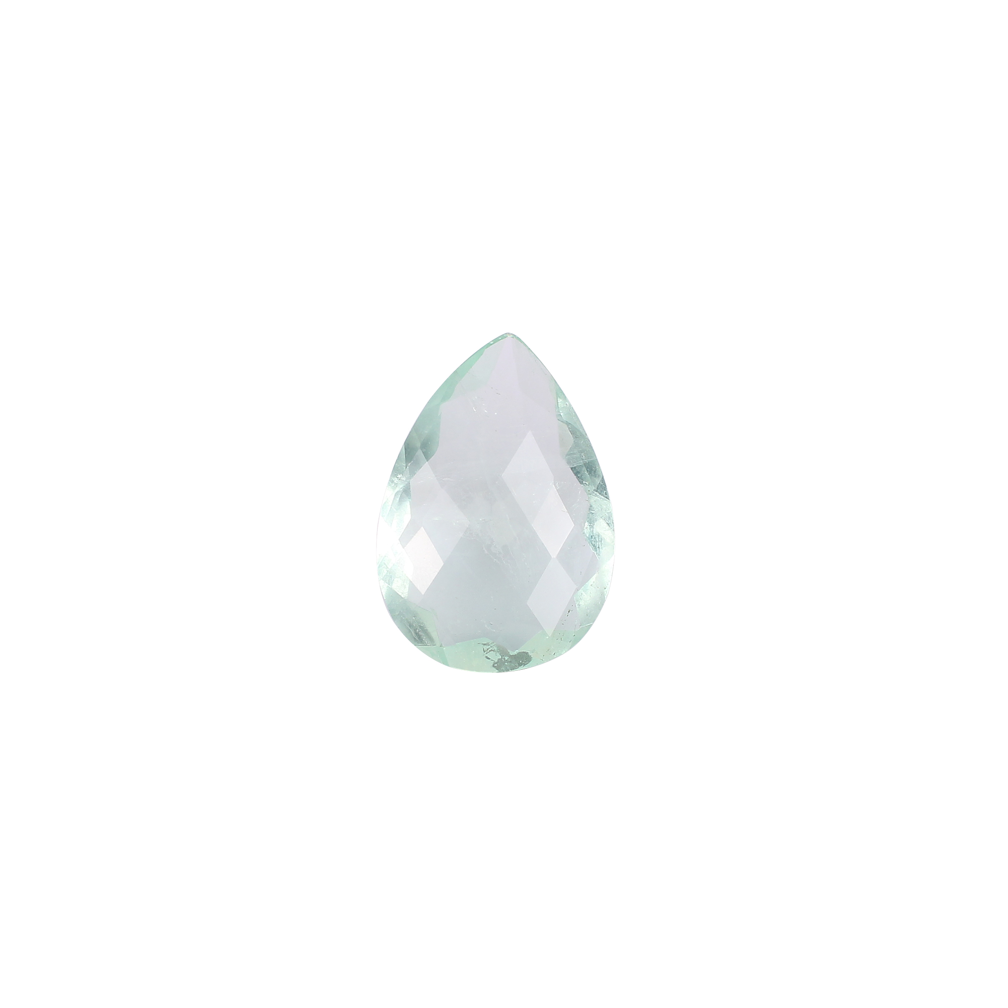 Natural Afghani Fluorite Gemstone Checkerboard Cut 331 Carat 28x20 mm Loose Stone for Jewelry Making
