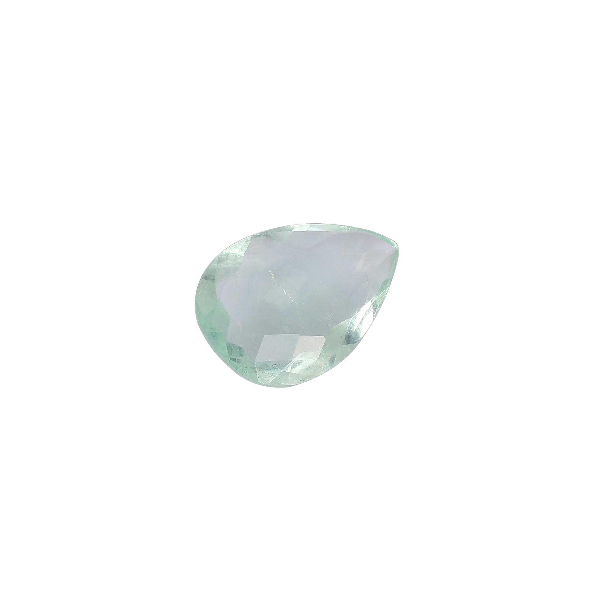 Natural Afghani Fluorite Gemstone Checkerboard Cut 331 Carat 28x20 mm Loose Stone for Jewelry Making