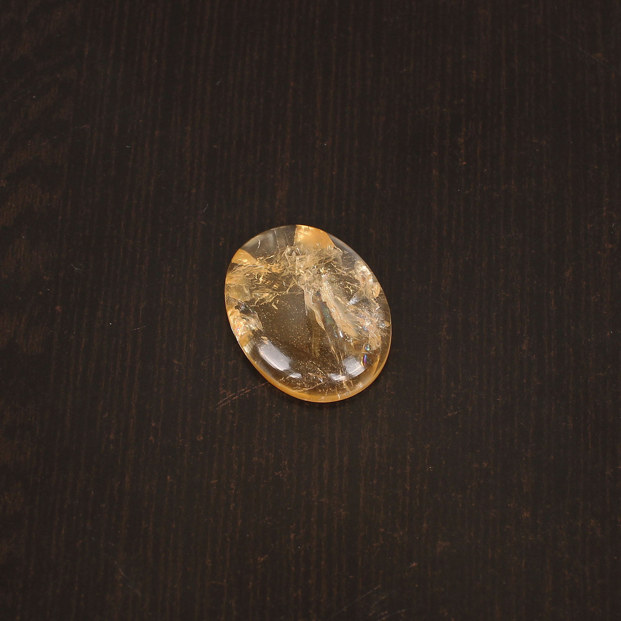 Natural Citrine Oval Cabochon Gemstone 2320 Carat 24x19 mm for Jewelry Making