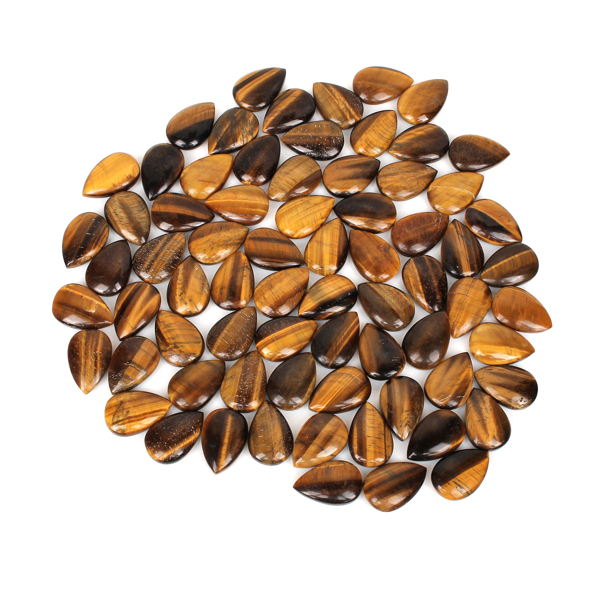 Tiger Eye 24X16mm Pear Cabochon 13511cts Loose Gemstone