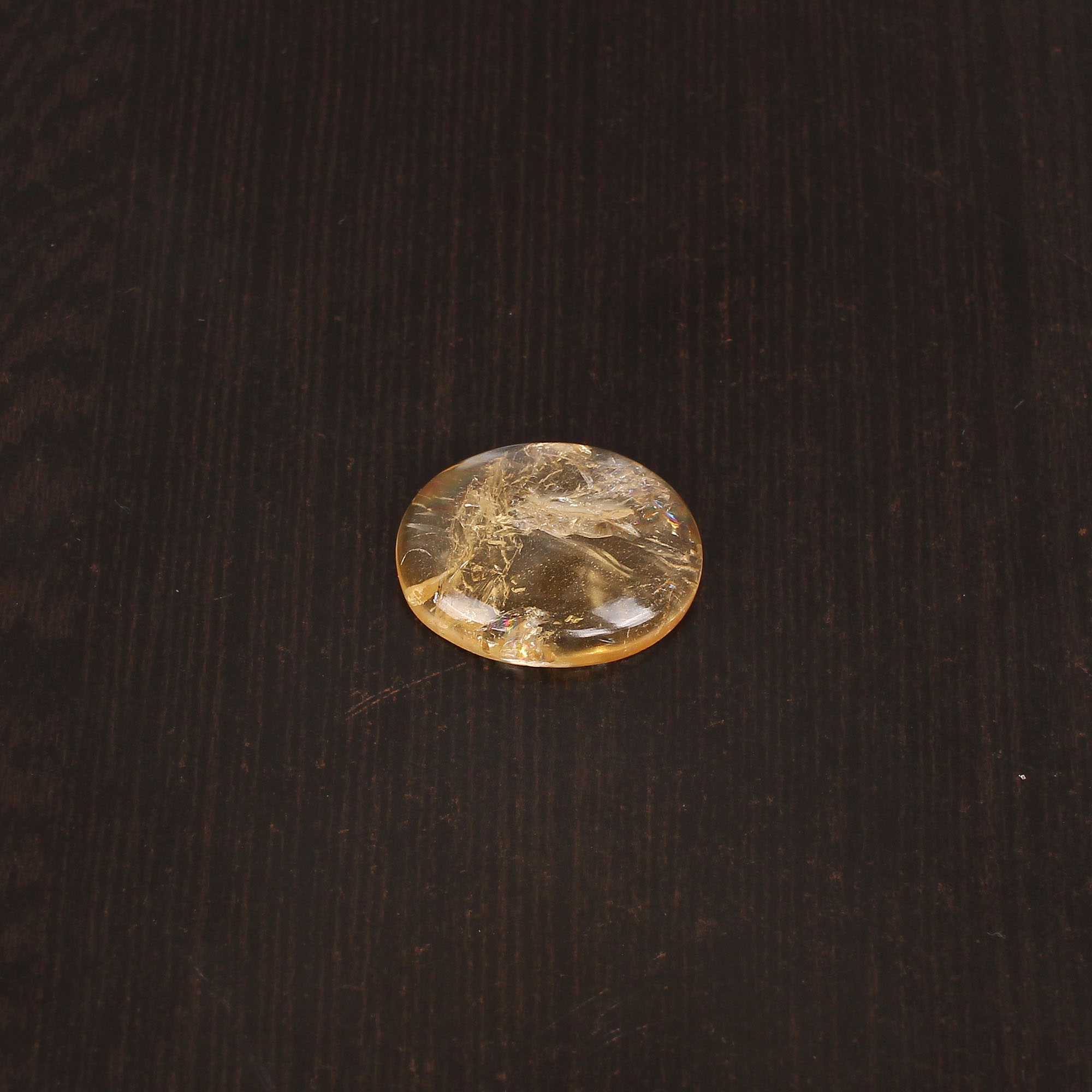 Natural Citrine Oval Cabochon Gemstone 2320 Carat 24x19 mm for Jewelry Making